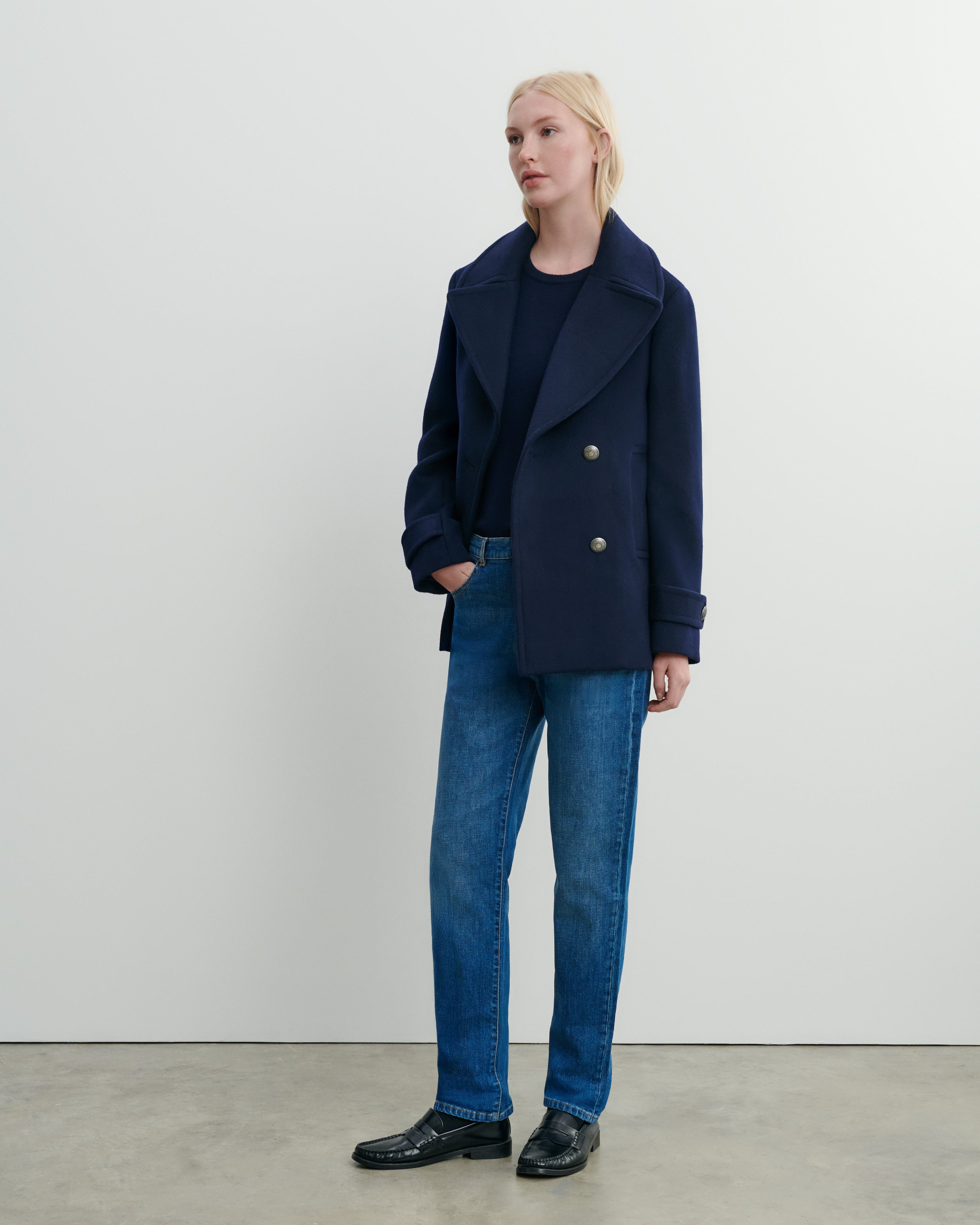 Jean denim délavé-VINTAGE BLUE-98% coton 2% elasthane