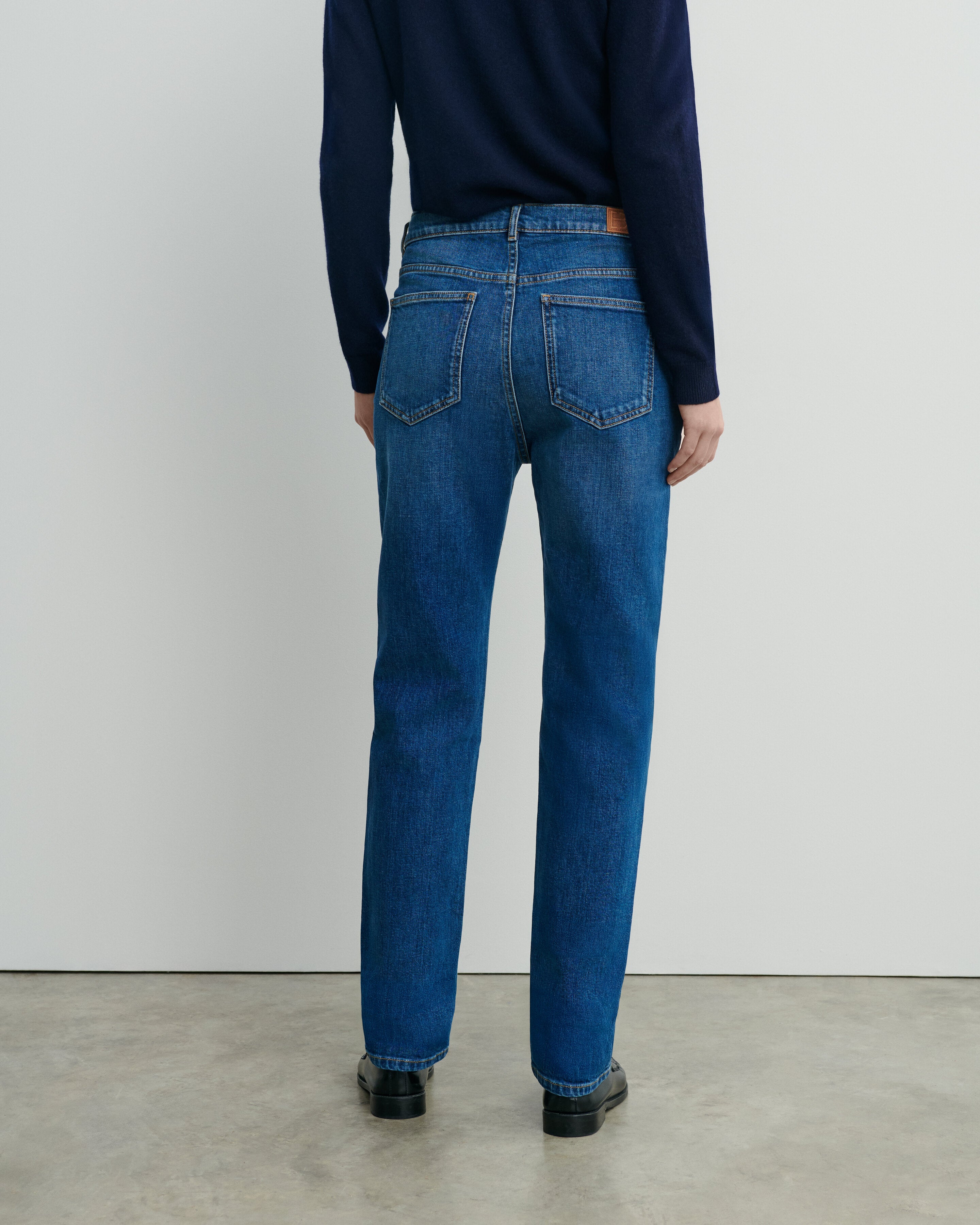 Jean denim délavé-VINTAGE BLUE-98% coton 2% elasthane