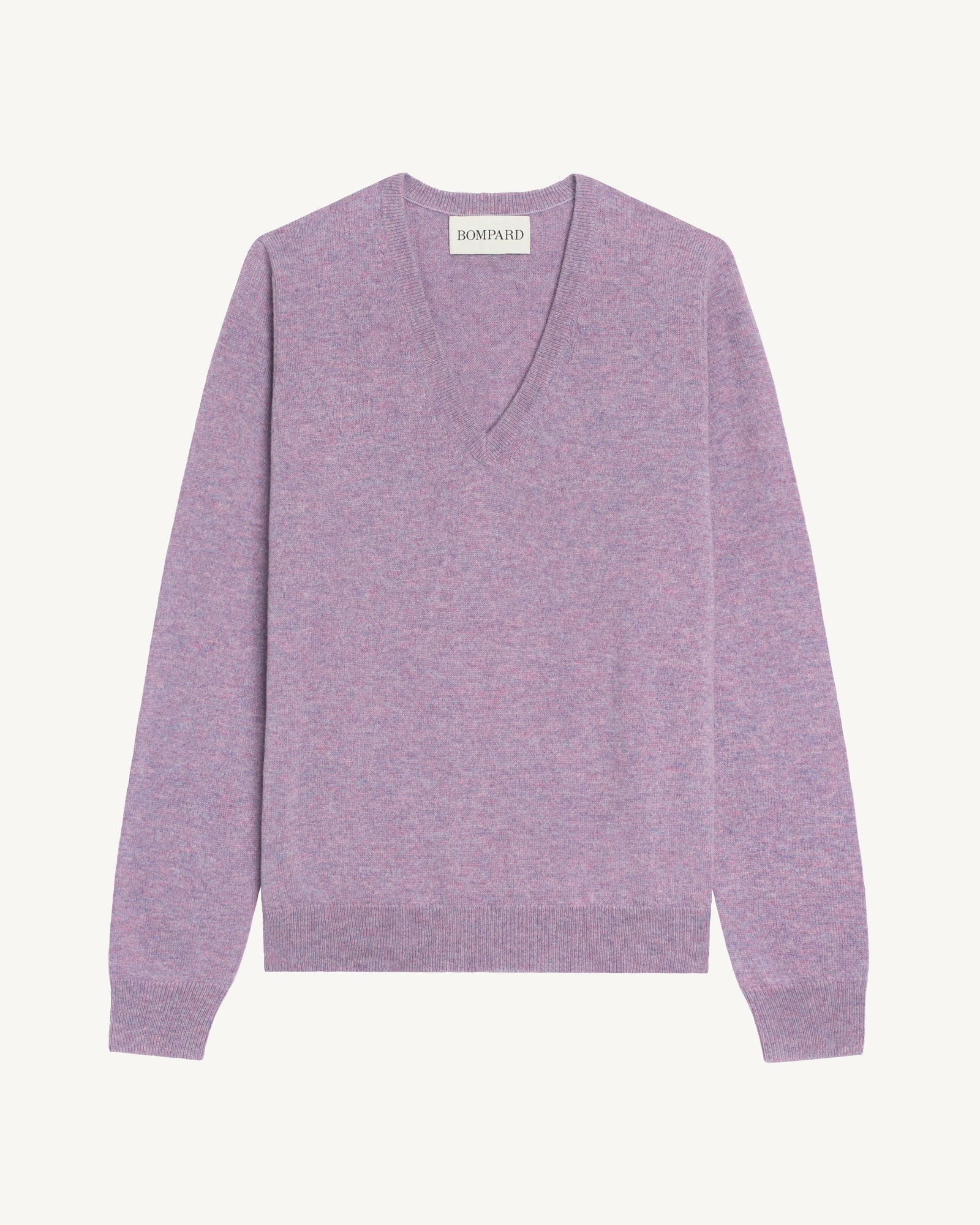 Pull col V Origines-PENSEE-100% cachemire