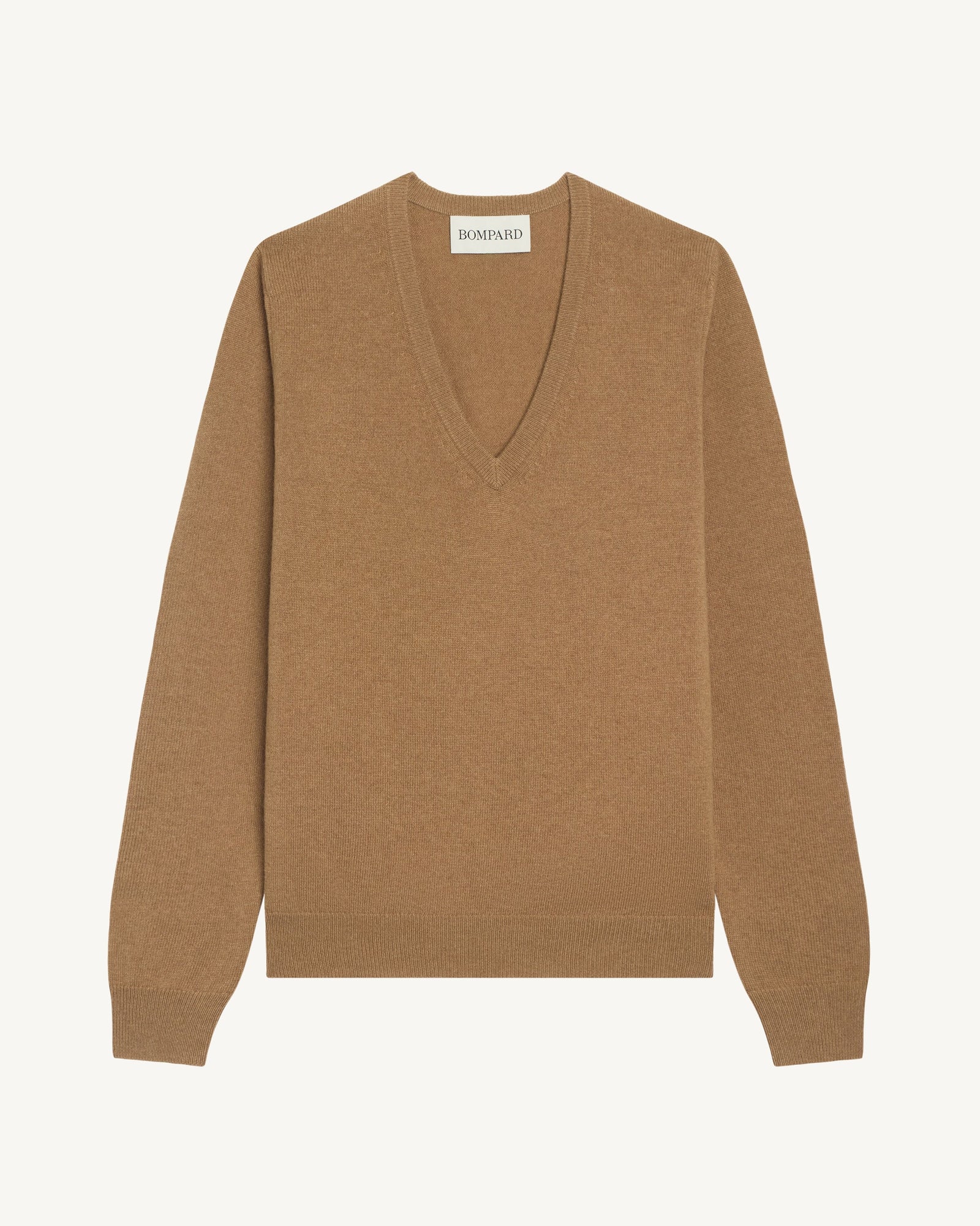 Pull col V Origines-KRAFT-100% cachemire