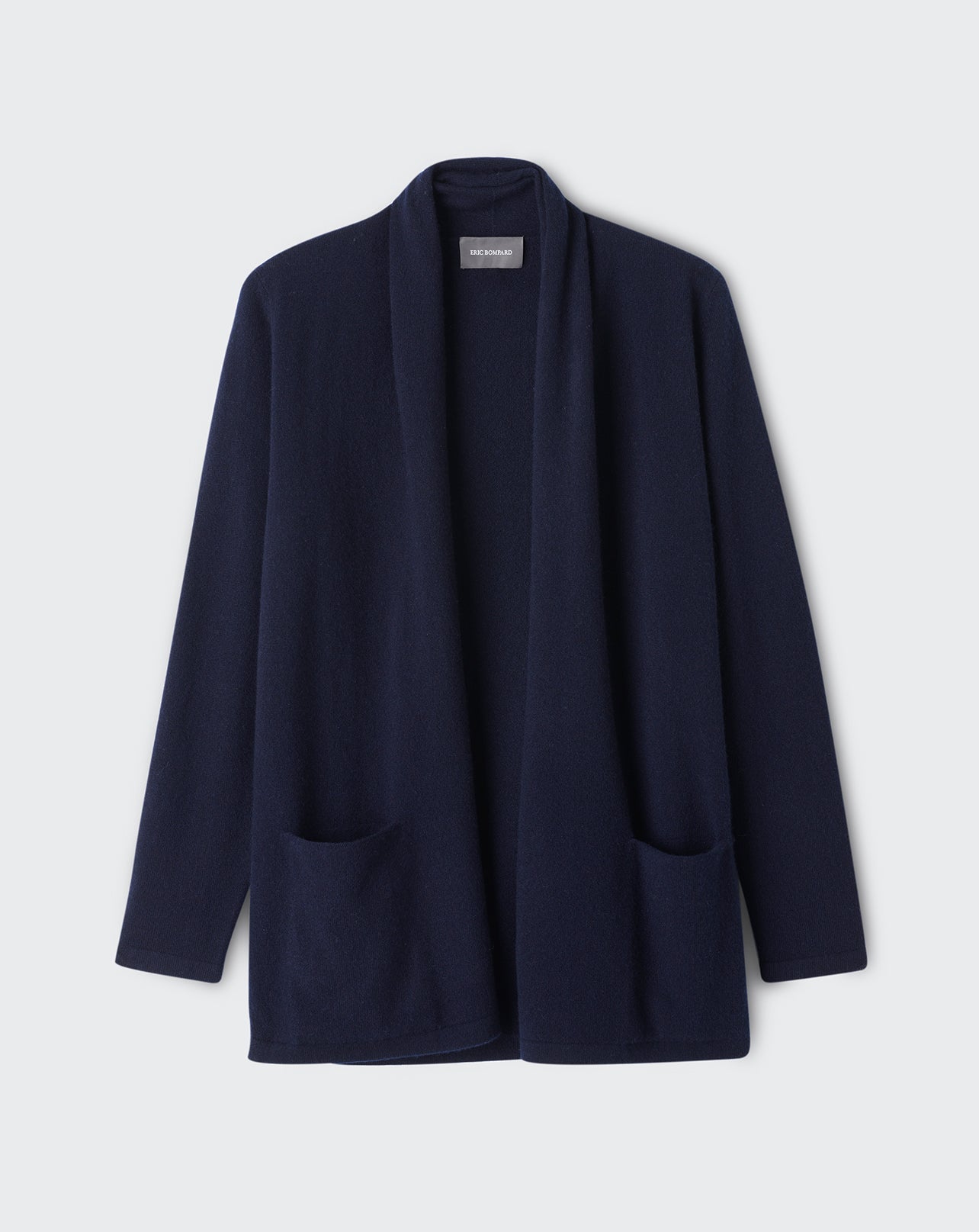 Veste cosy-MARINE-100% CACHEMIRE