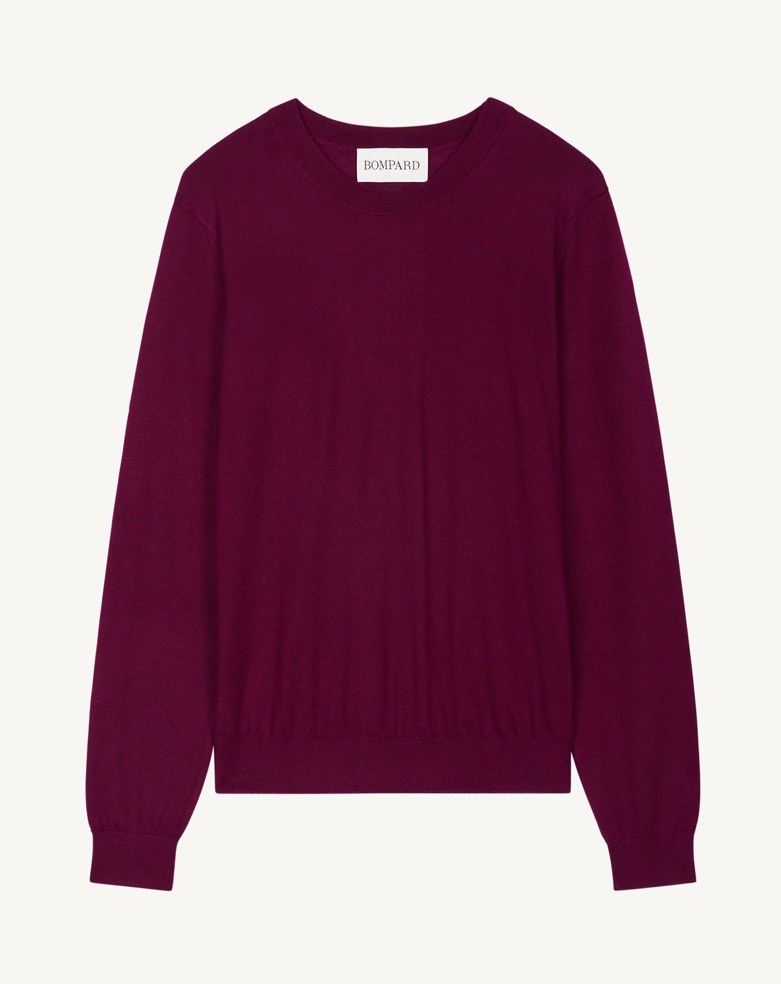 Pull col rond ultrafin-OXALIS-100% cachemire
