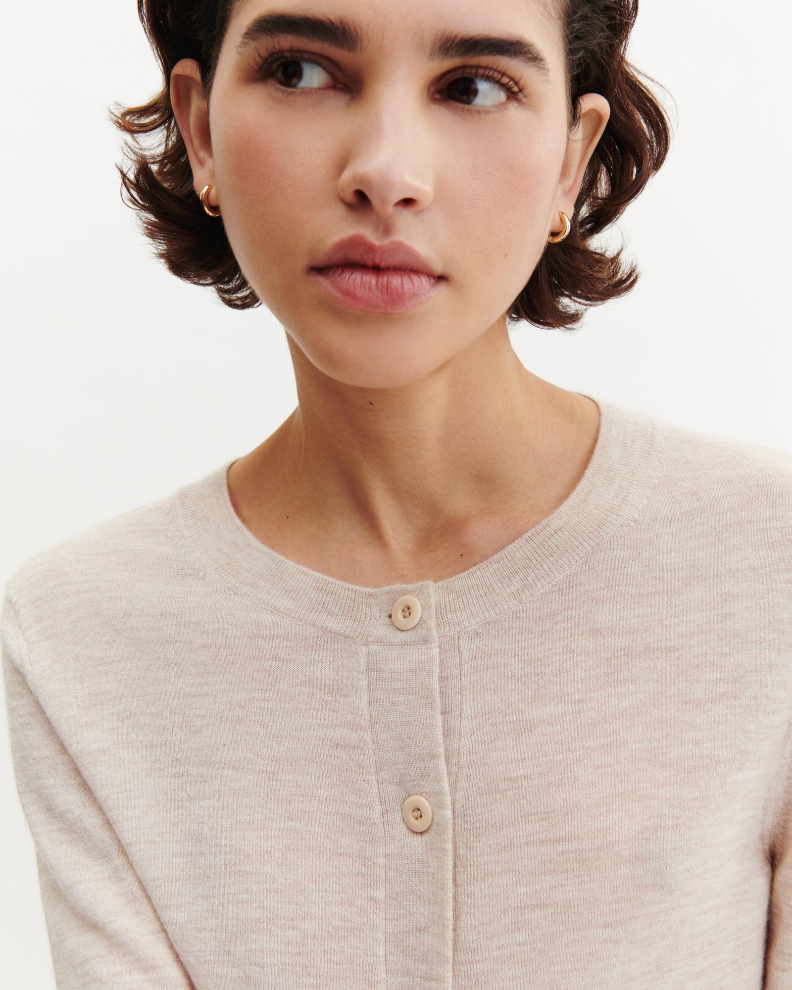 Cardigan ultrafin-TOURTERELLE-100% cachemire