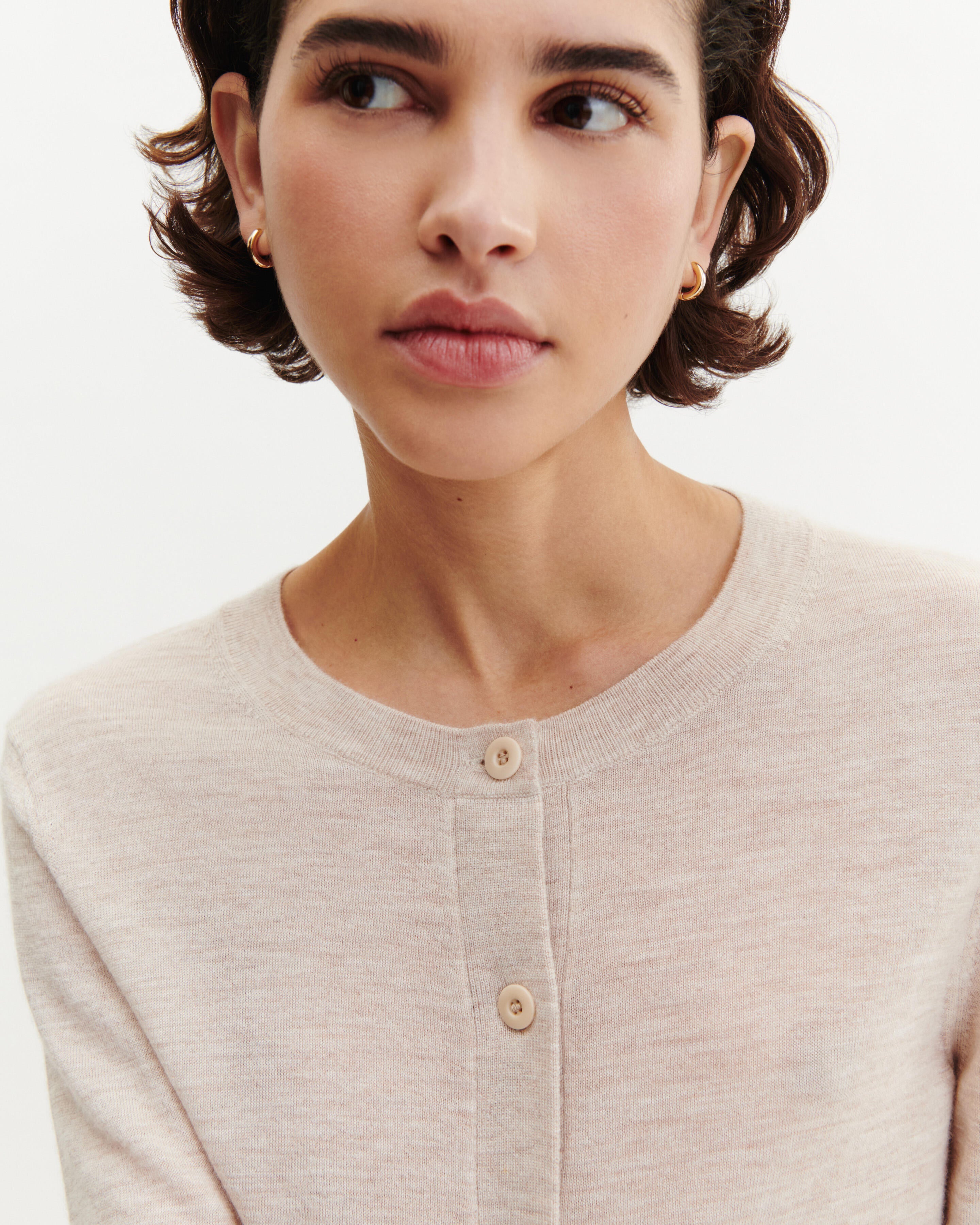 Cardigan ultrafin-TOURTERELLE-100% cachemire