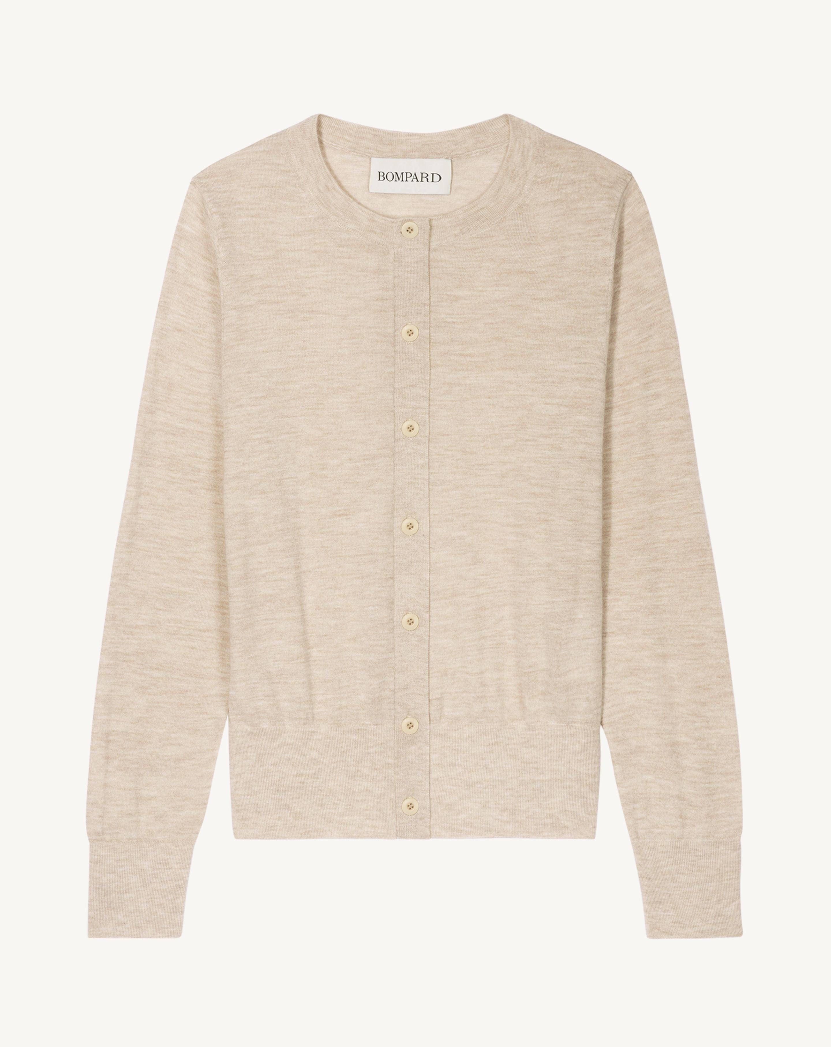 Cardigan ultrafin-TOURTERELLE-100% cachemire