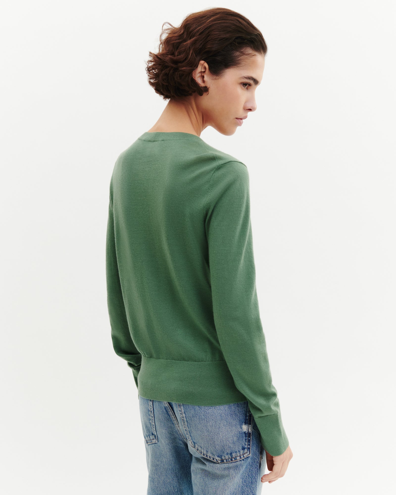 Cardigan ultrafin-JADE-100% cachemire