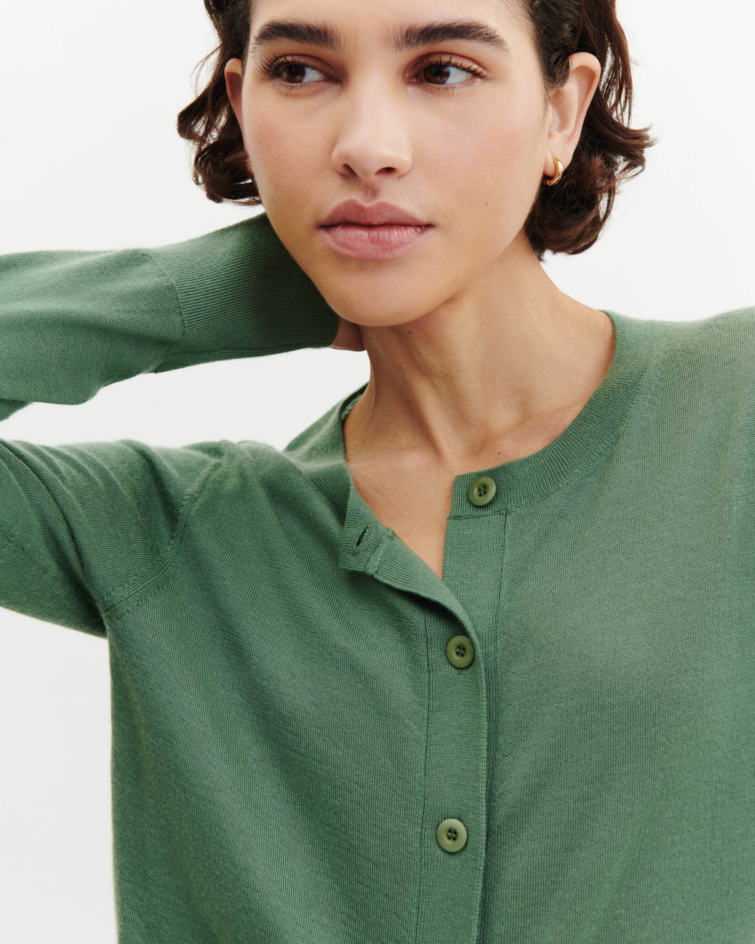 Cardigan ultrafin-JADE-100% cachemire