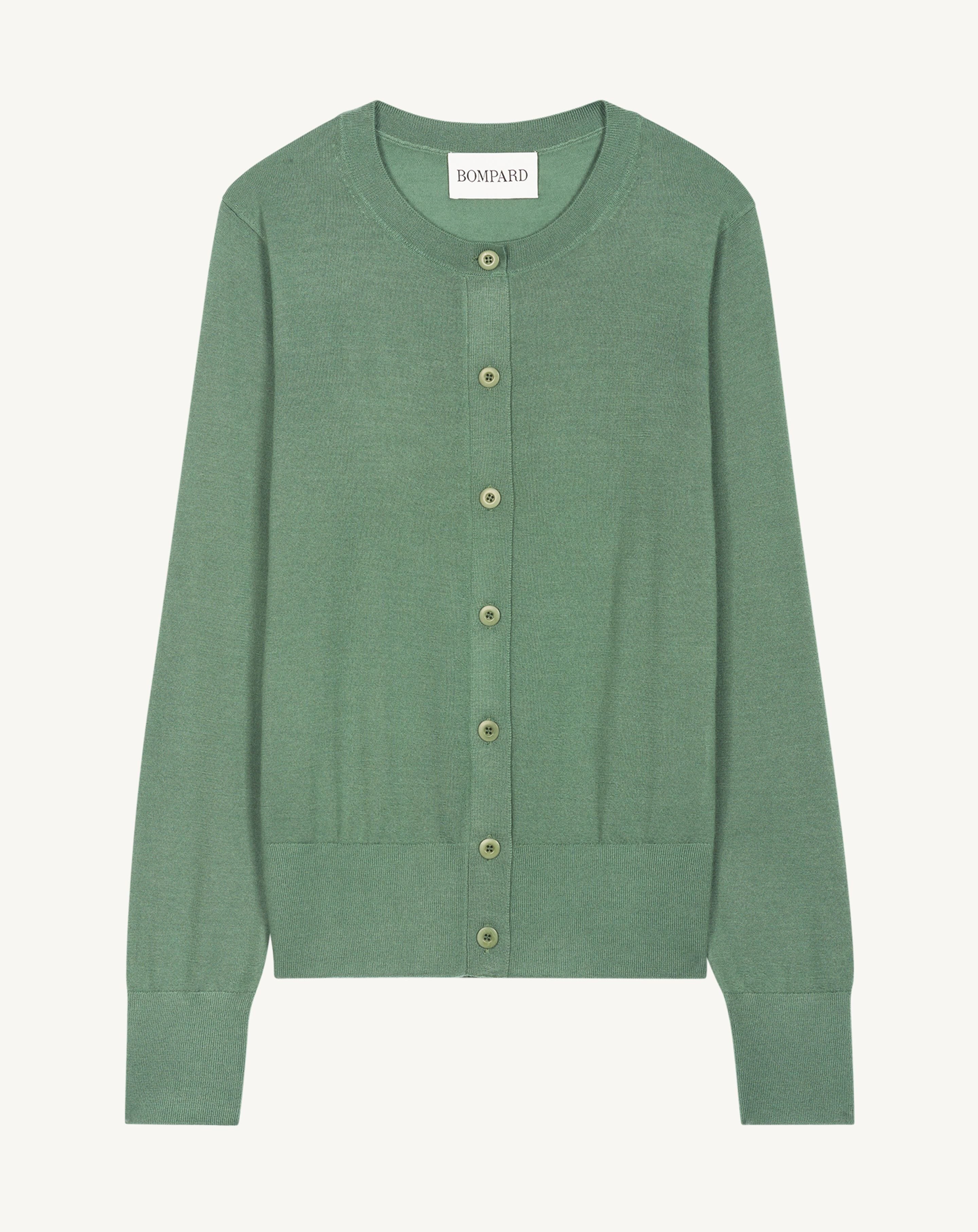 Cardigan ultrafin-JADE-100% cachemire