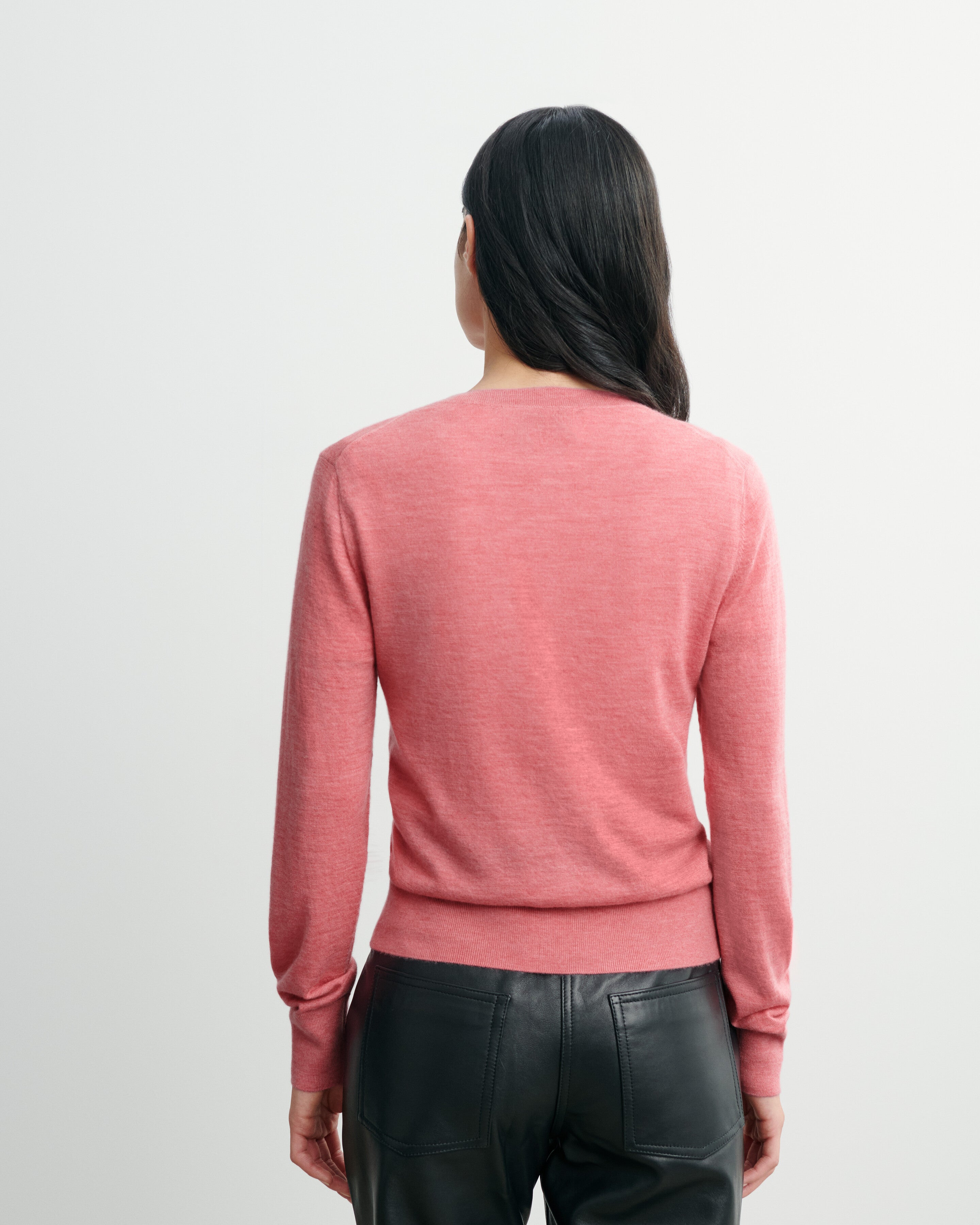 Cardigan ultrafin-ROSE CAMEO-100% cachemire