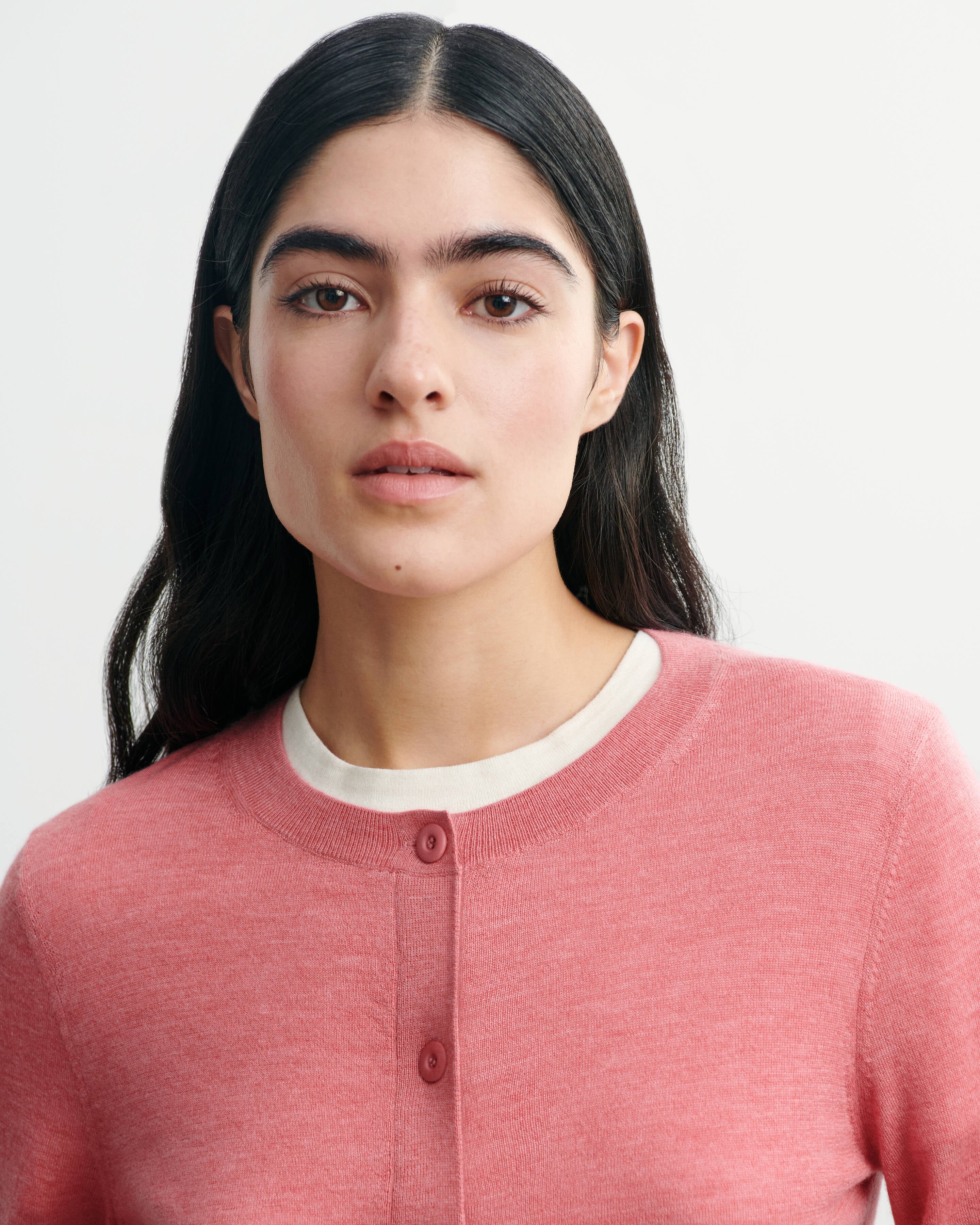 Cardigan ultrafin-ROSE CAMEO-100% cachemire