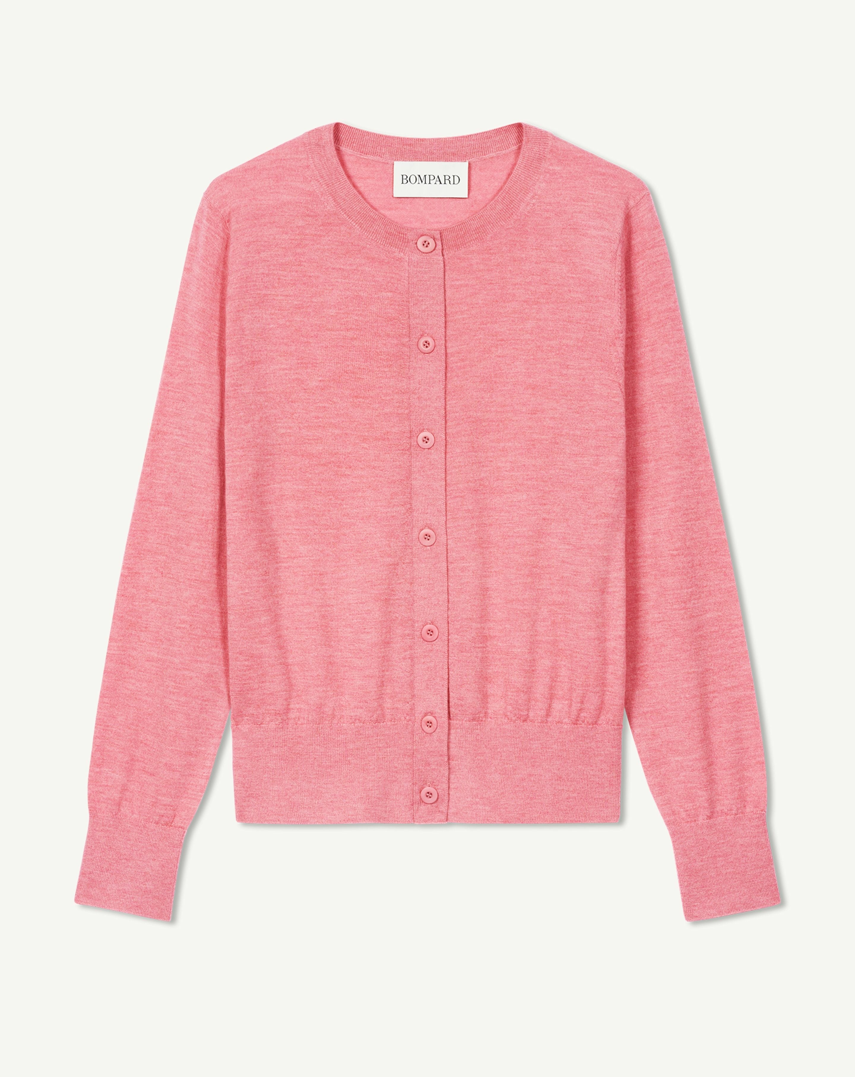 Cardigan ultrafin-ROSE CAMEO-100% cachemire