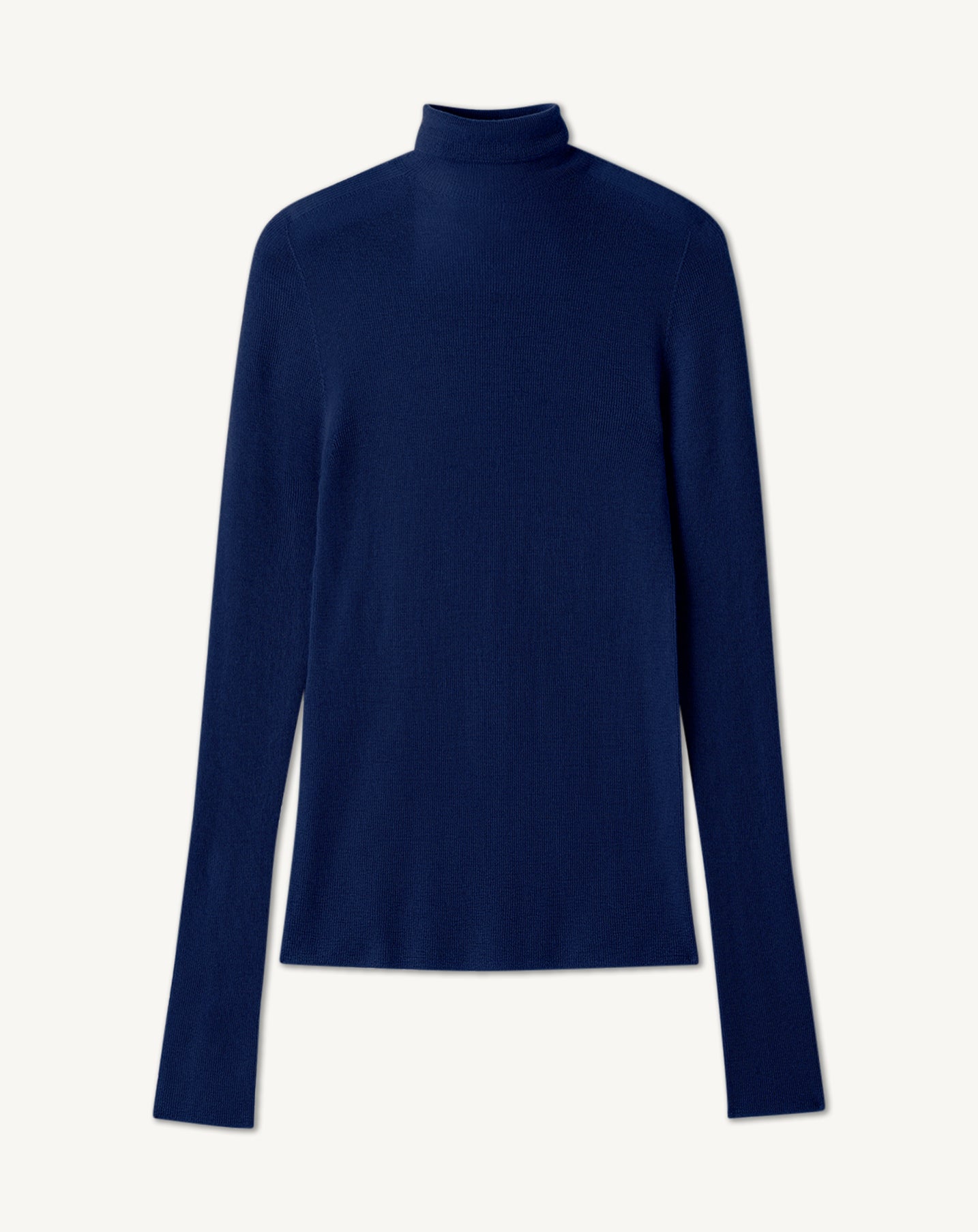 Col roulé ultrafin sans couture-MARINE-100% cachemire