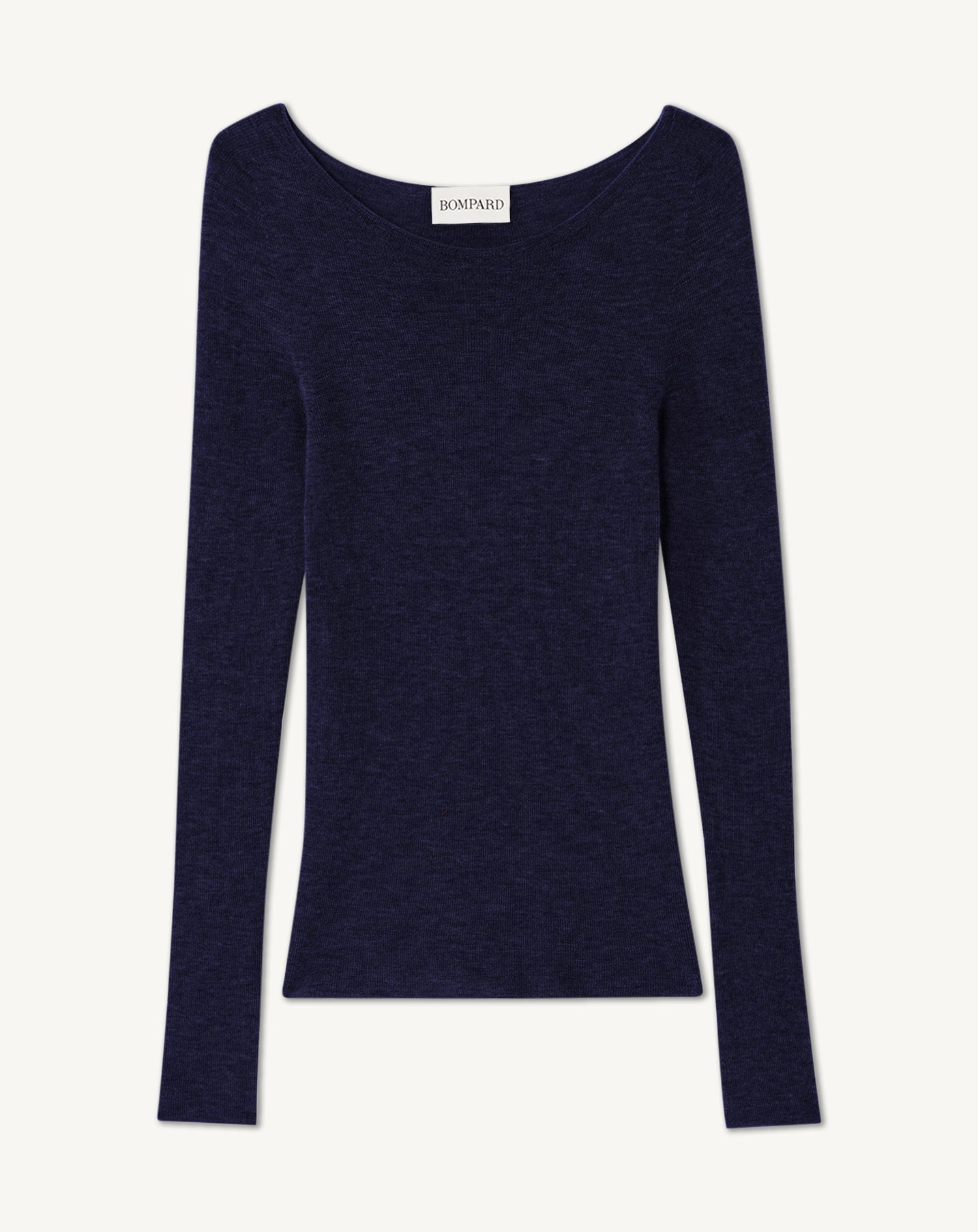 Ras de cou ultrafin sans coutures-MARINE-100% cachemire