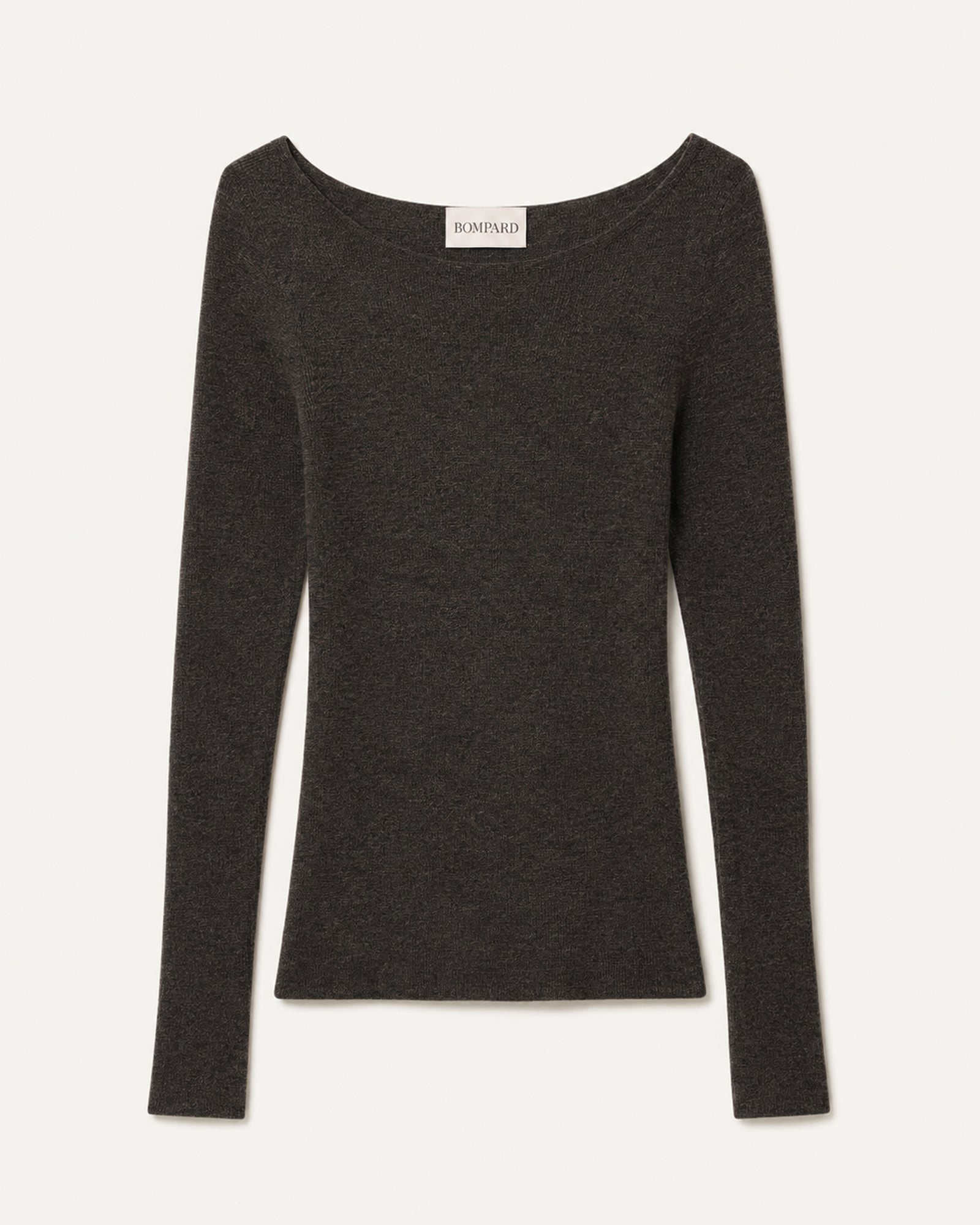 Col rond ultrafin sans coutures-RISTRETTO-100% cachemire