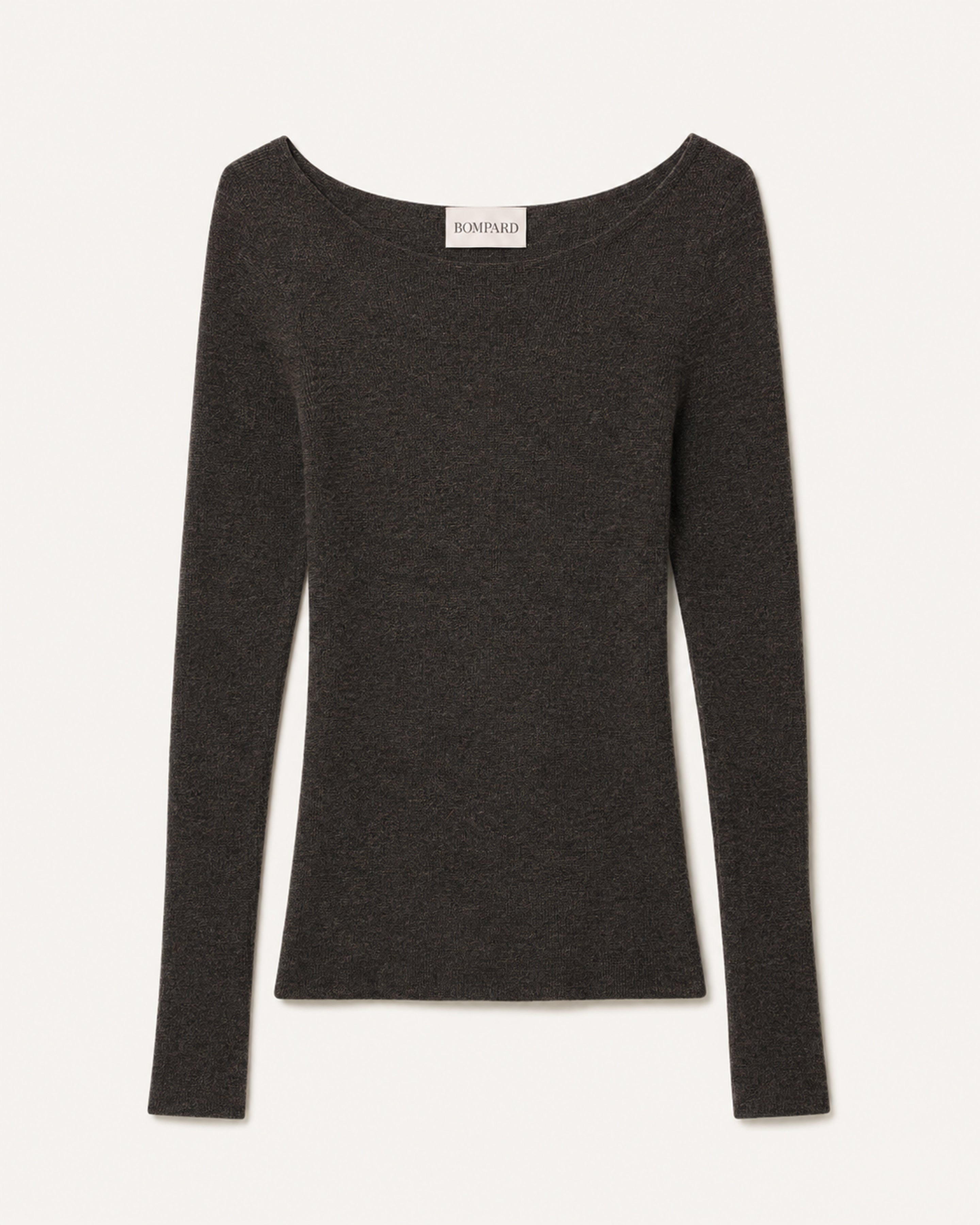 Col rond ultrafin sans coutures-RISTRETTO-100% cachemire