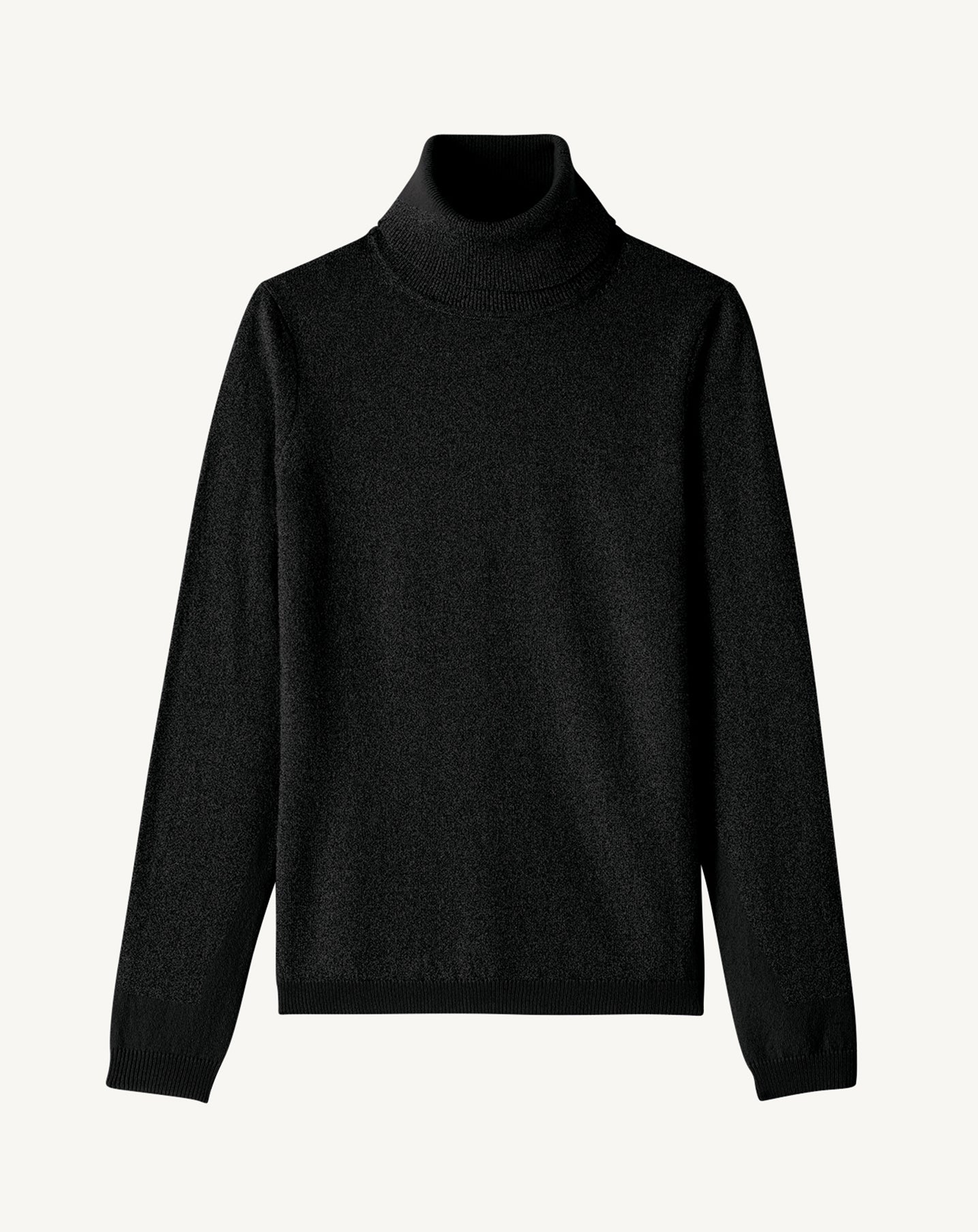 Pull col roulé ajusté-KHOL-100% CACHEMIRE