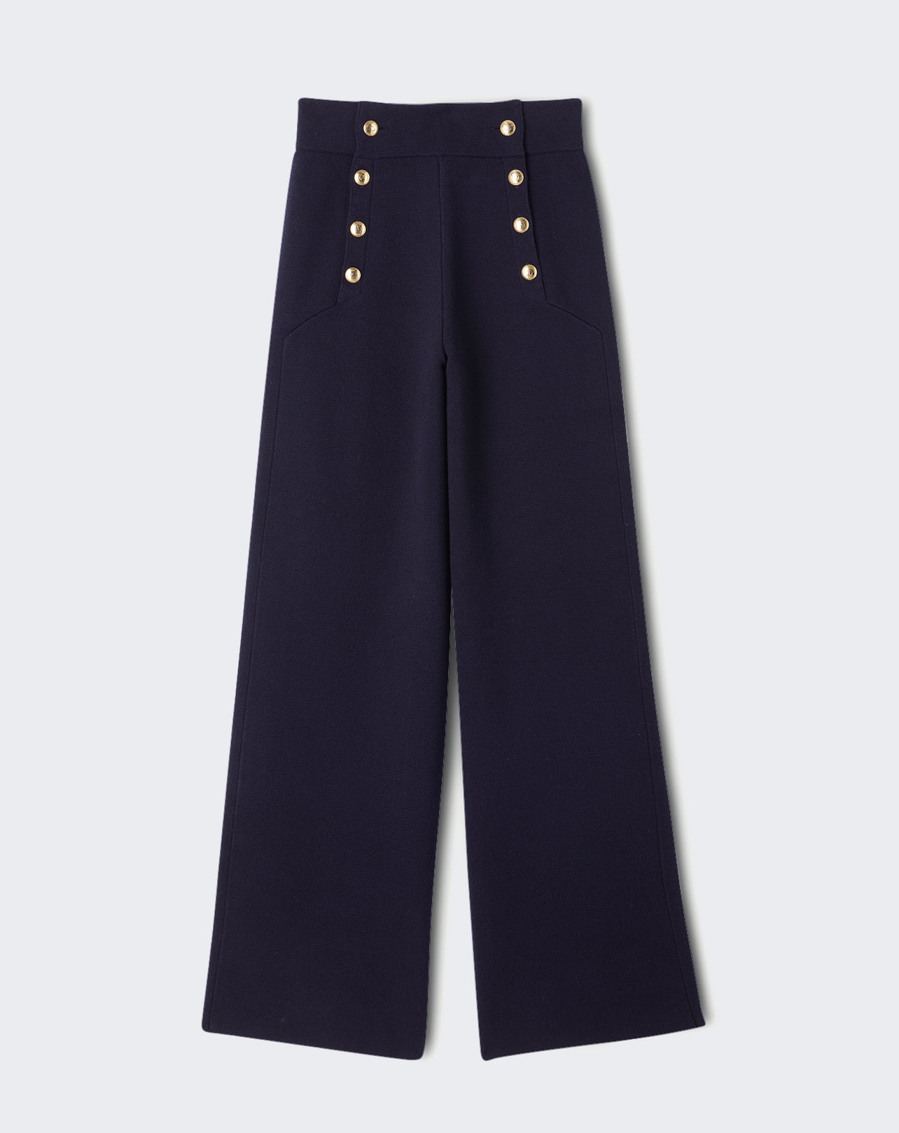 Pantalon milano coton cachemire-MARINE-80% COTON 14% CACHEMIRE 6% ELASTANE