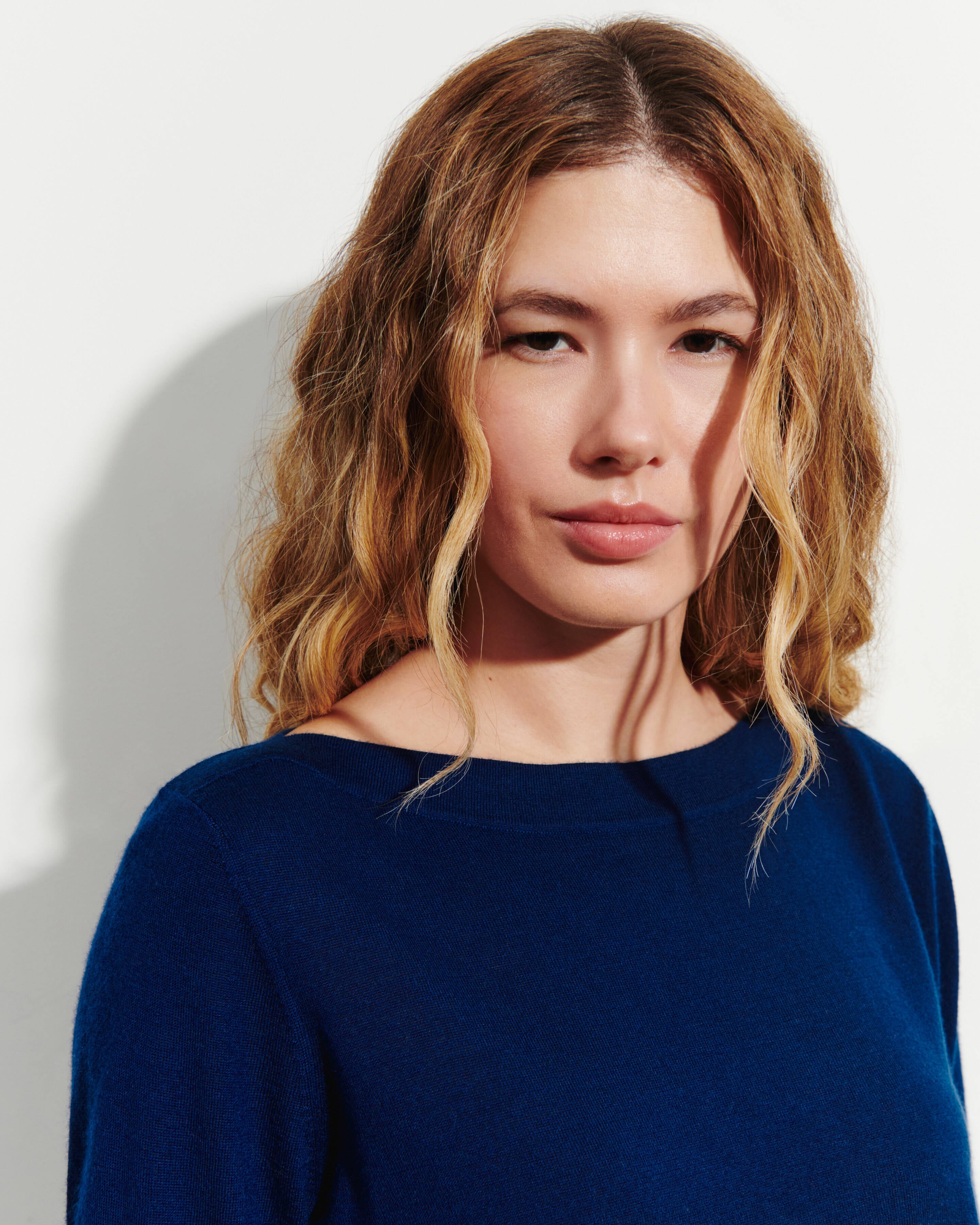 Col bateau ultrafin-AMIRAL-100% cachemire