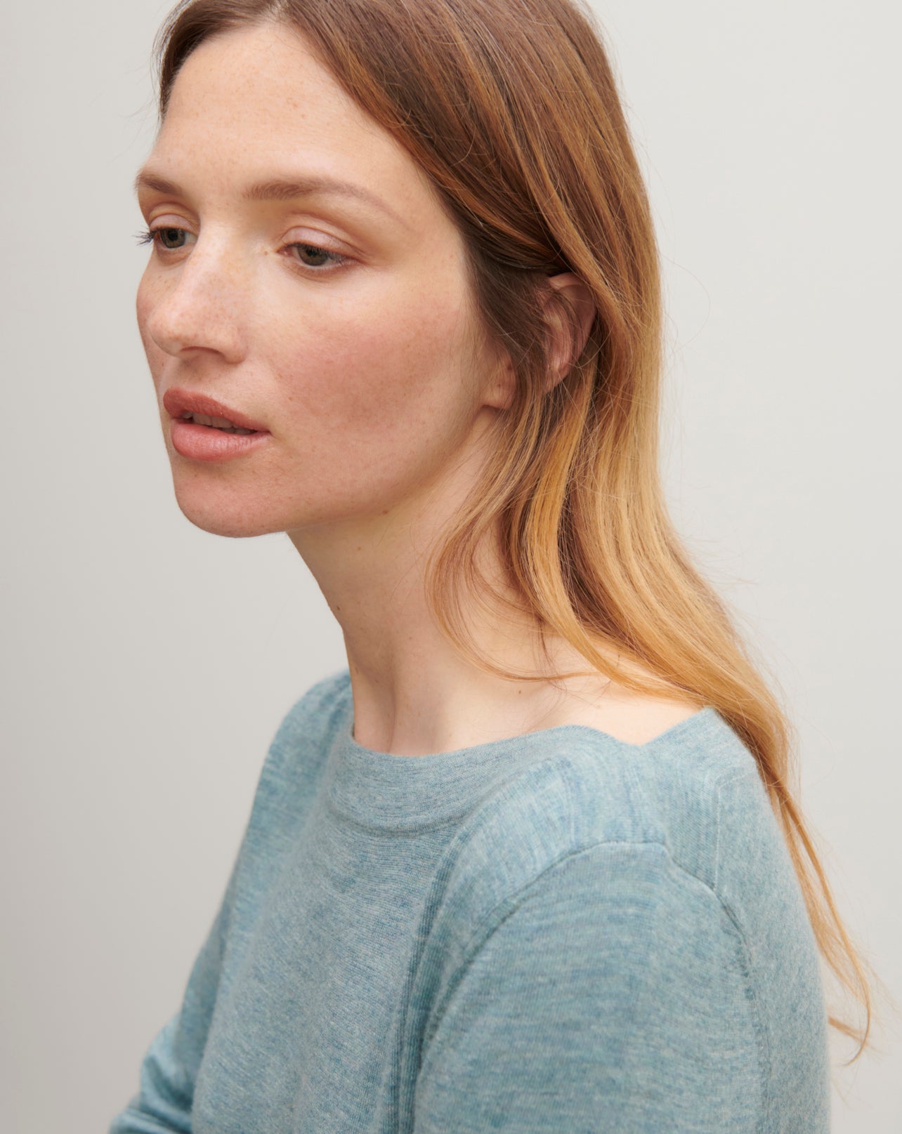 Col bateau ultrafin-MARLOW-100% cachemire