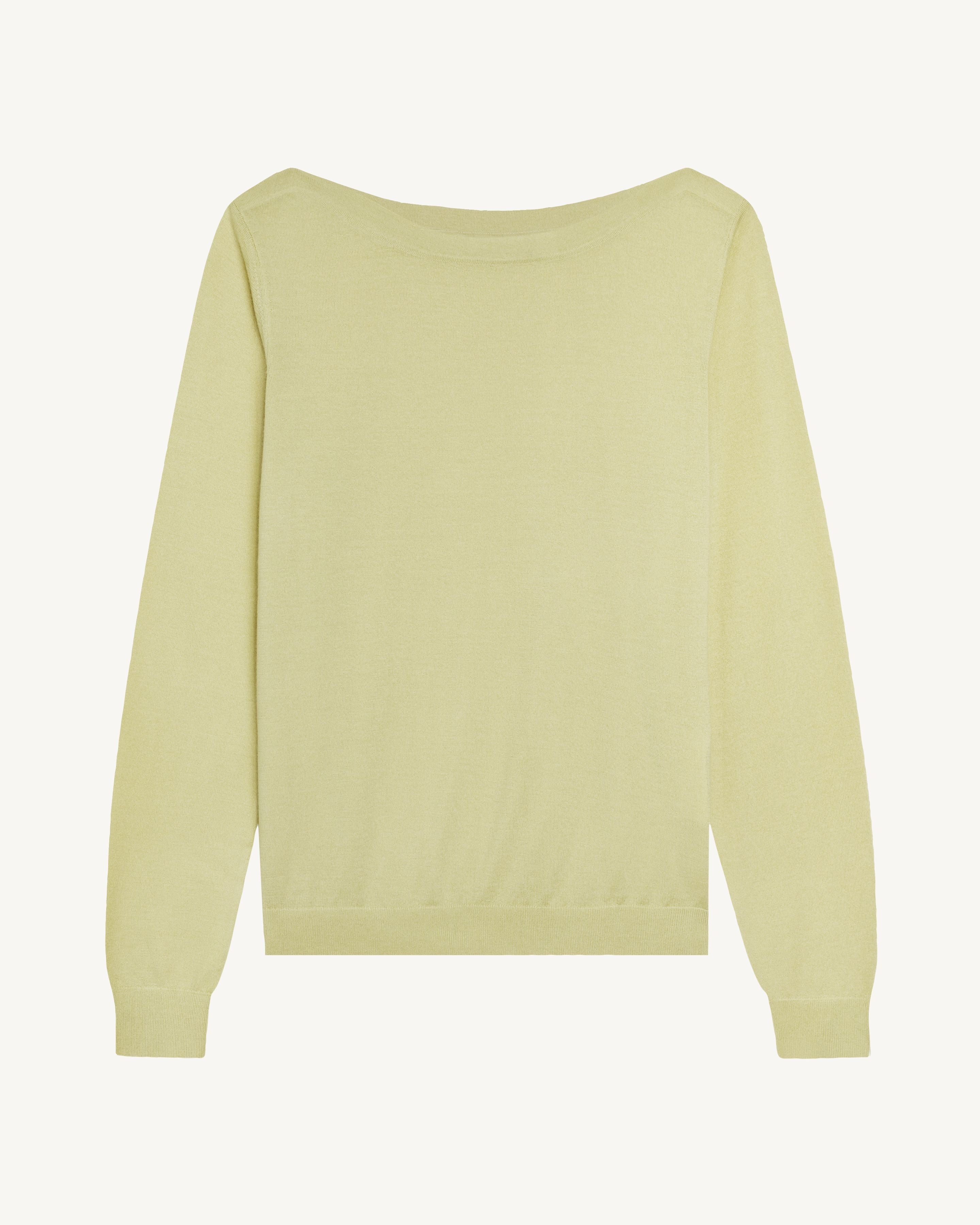 Col bateau ultrafin-ACACIA-100% cachemire