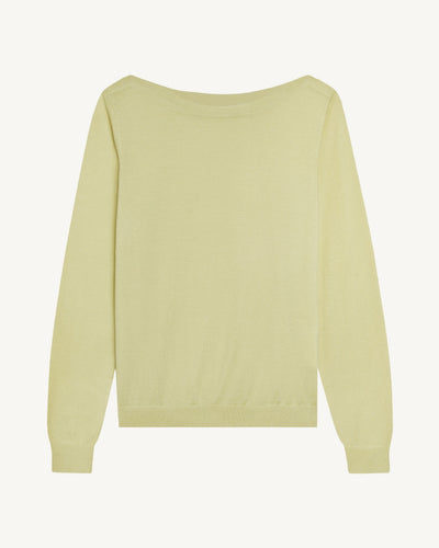 Col bateau ultrafin-ACACIA-100% cachemire