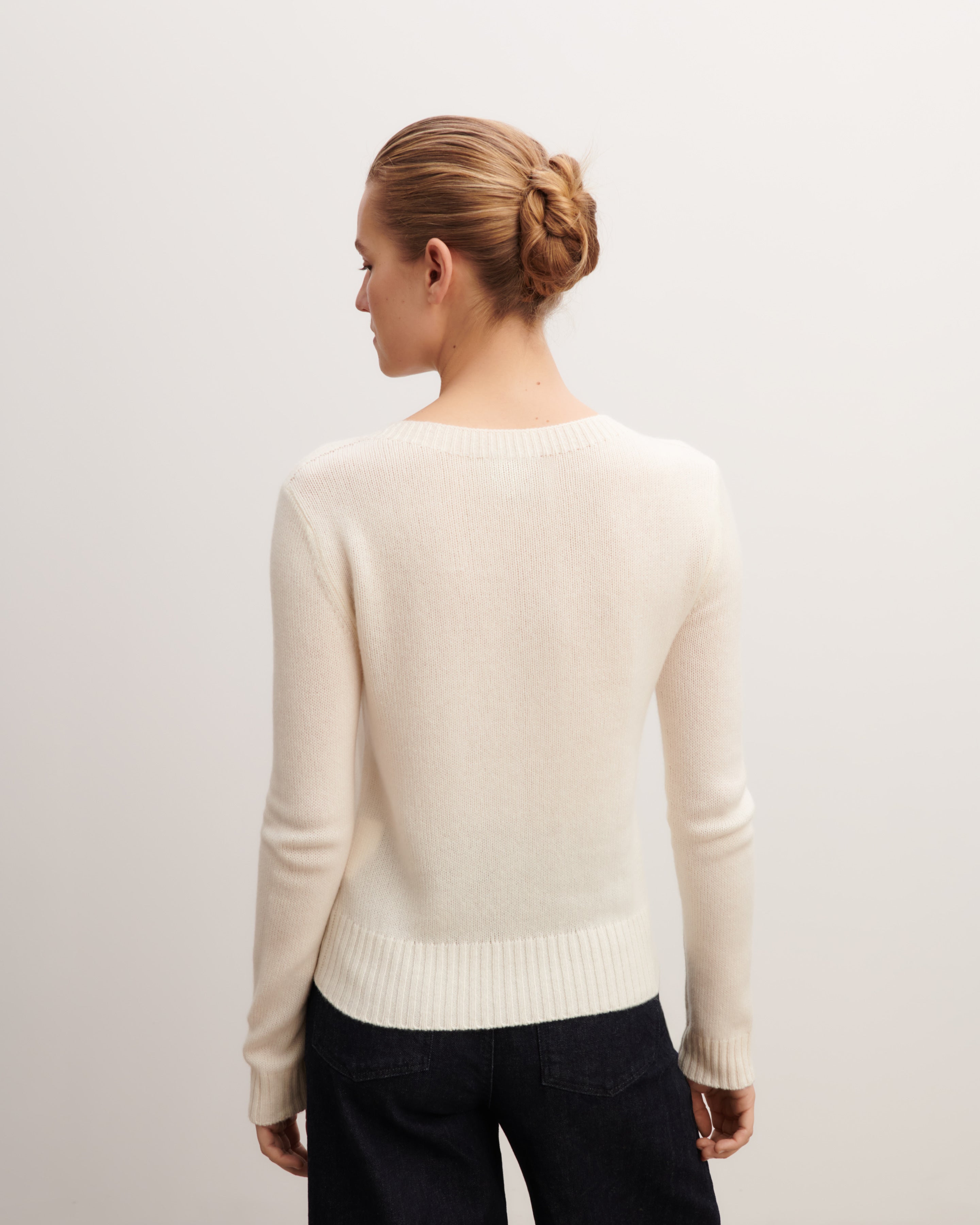 PULL COL ROND CACHEMIRE HÉRITAGE PULL COL ROND CACHEMIRE HÉRITAGE