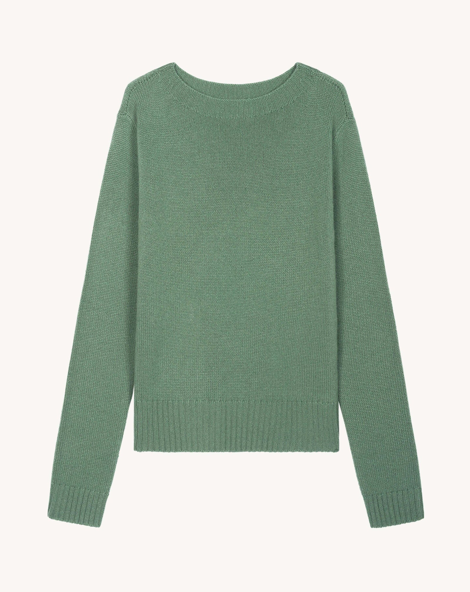 Pull col rond-JADE-100% cachemire