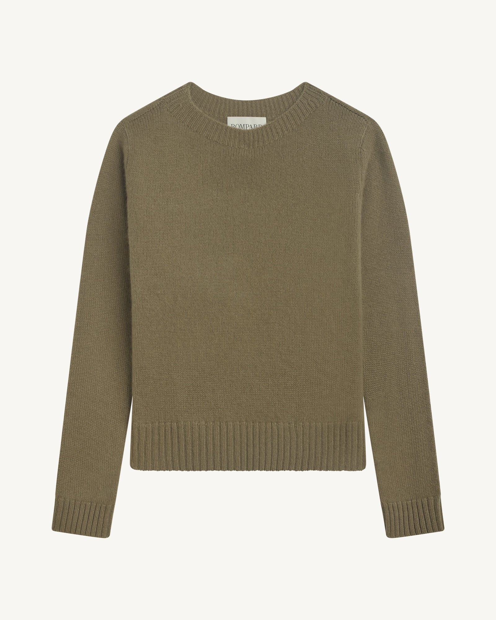 Pull col rond-ARGILE-100% cachemire