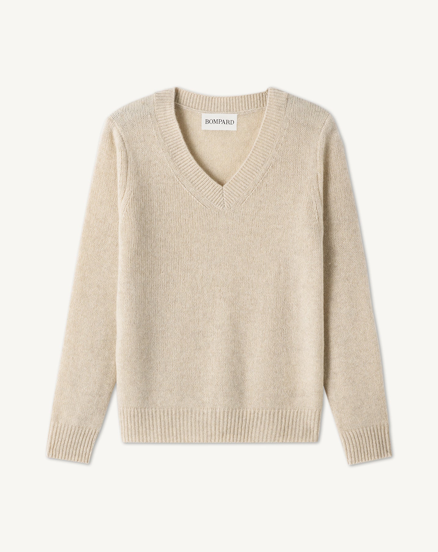 Pull col V-AVOINE-100% cachemire