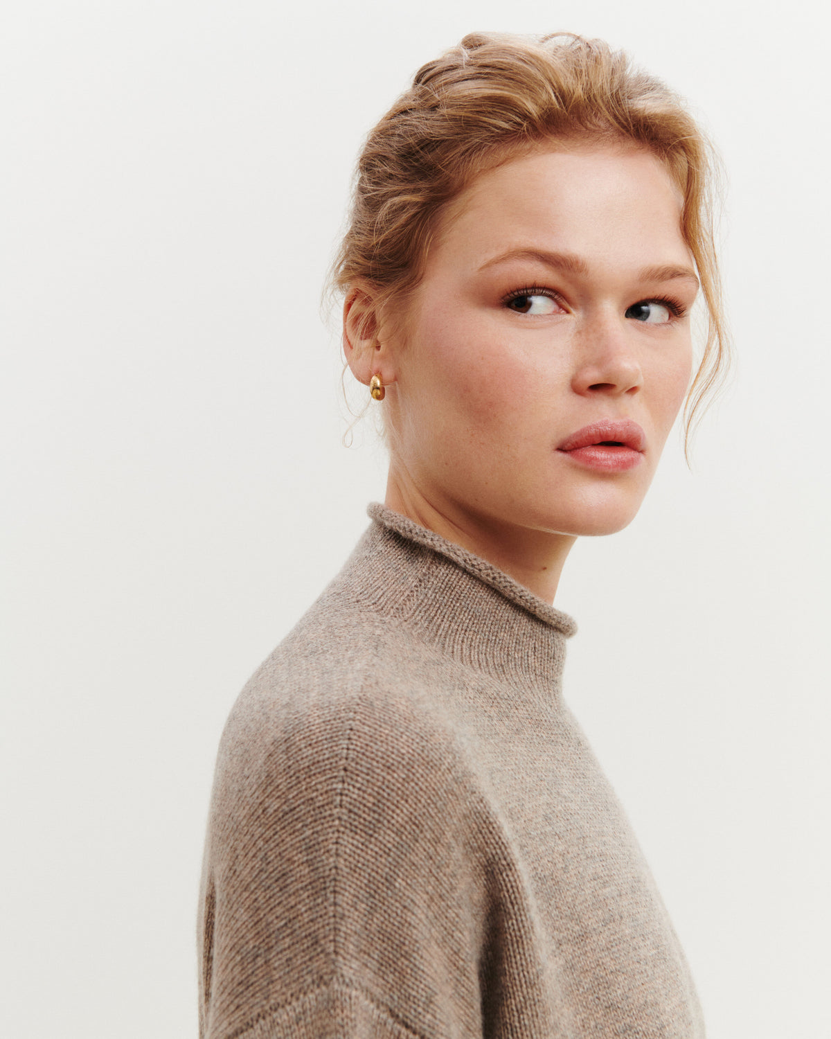 Pull col montant Lorette-MILLET-100% cachemire