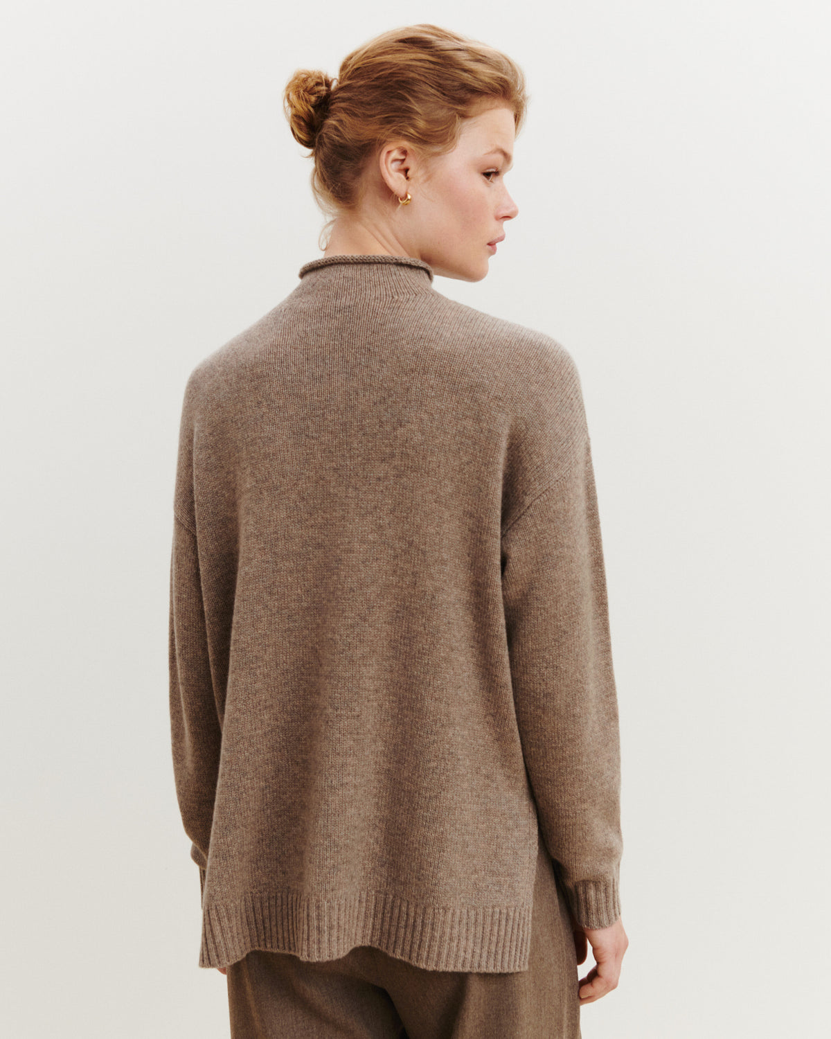 Pull col montant Lorette-MILLET-100% cachemire