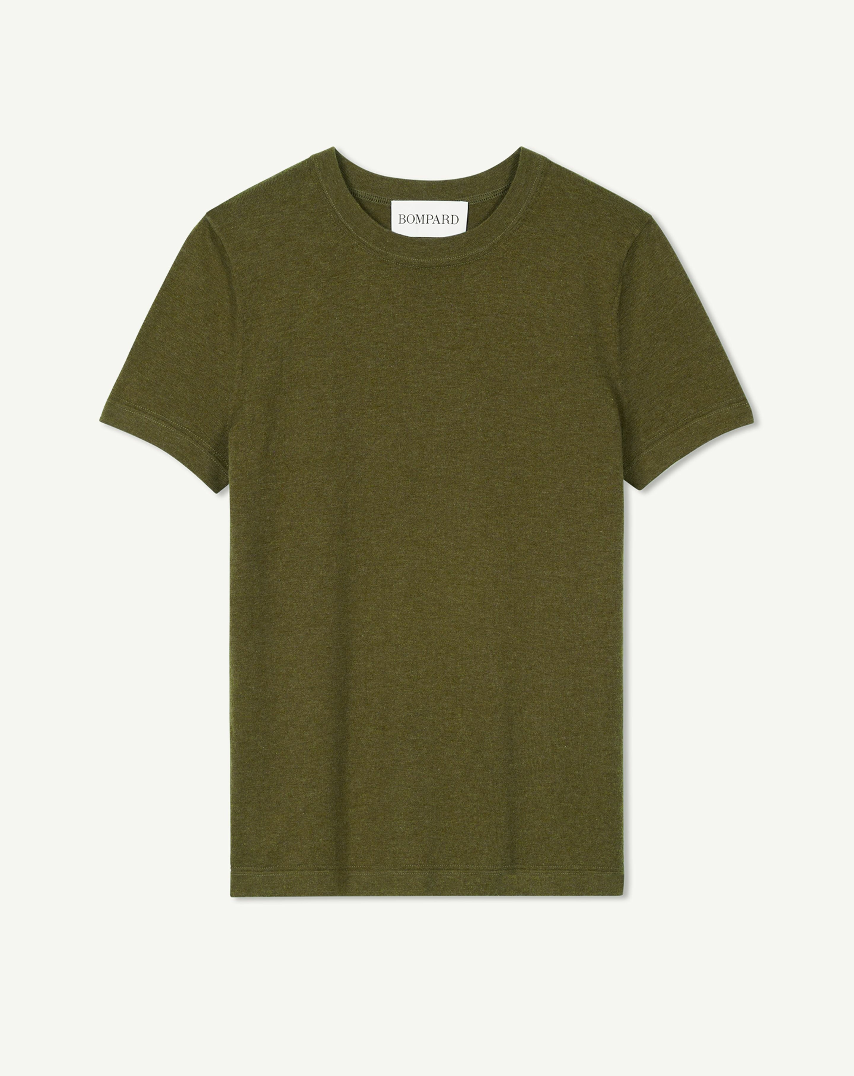 T-shirt ultrafin-BRONZE-85% pima coton 15% cachemire