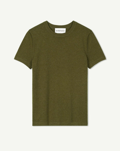 T-shirt ultrafin-BRONZE-85% pima coton 15% cachemire