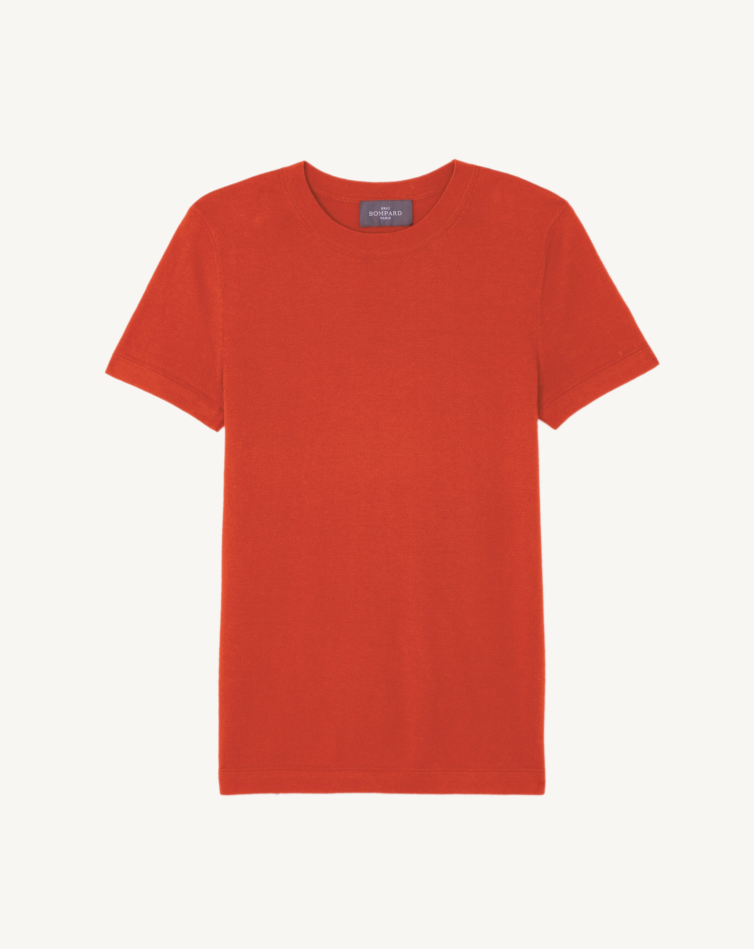 T-shirt ultrafin-SANTA FE-85% pima coton 15% cachemire