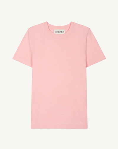 T-shirt ultrafin-SAKURA-85% pima coton 15% cachemire