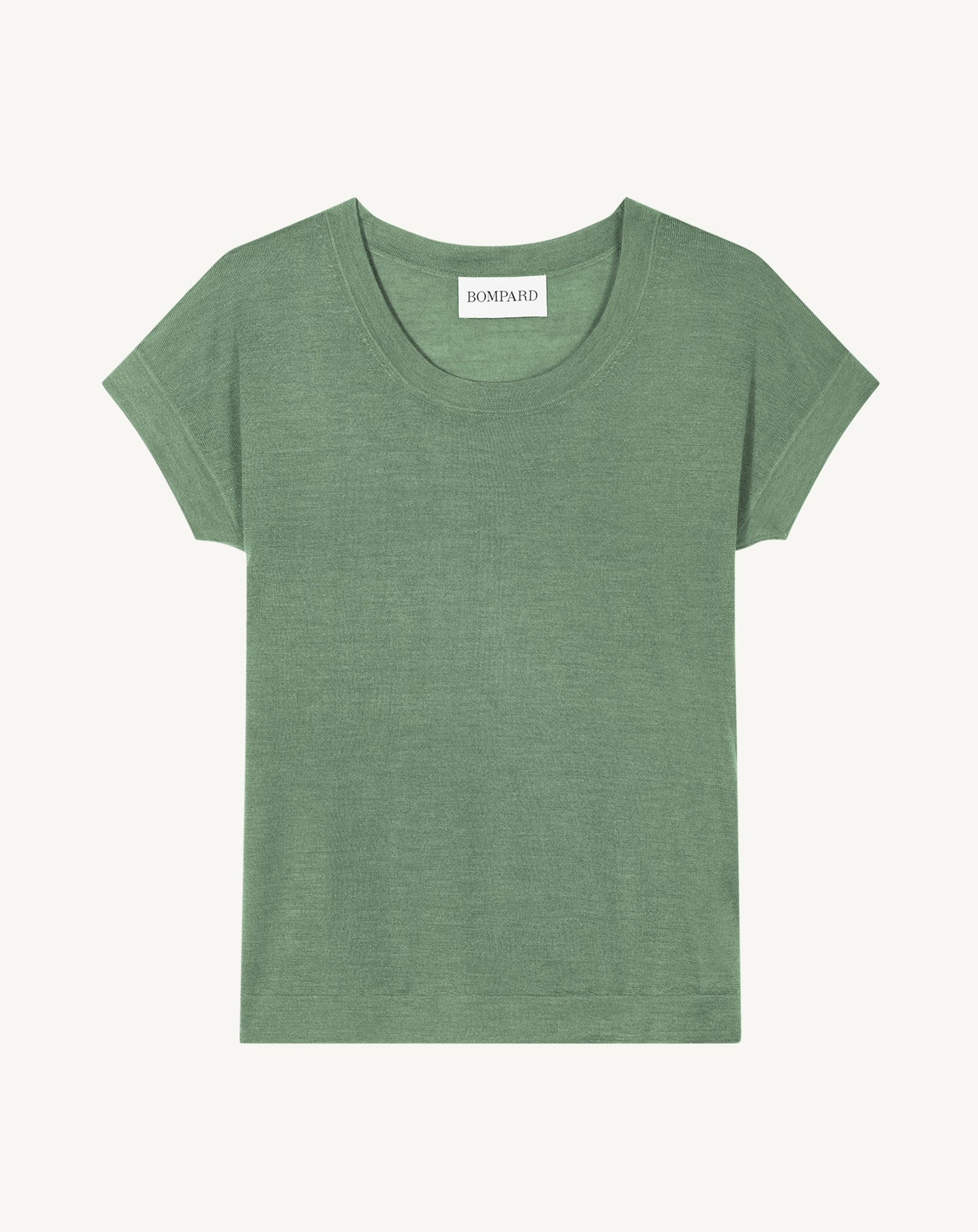 T-shirt col rond-JADE-70% cachemire 30% soie