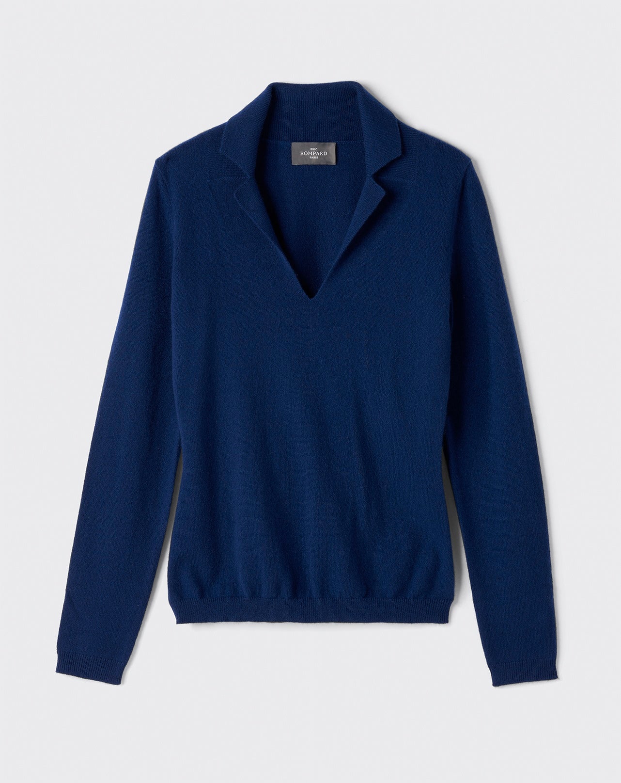 Pull col vareuse-SAILOR-100% CACHEMIRE