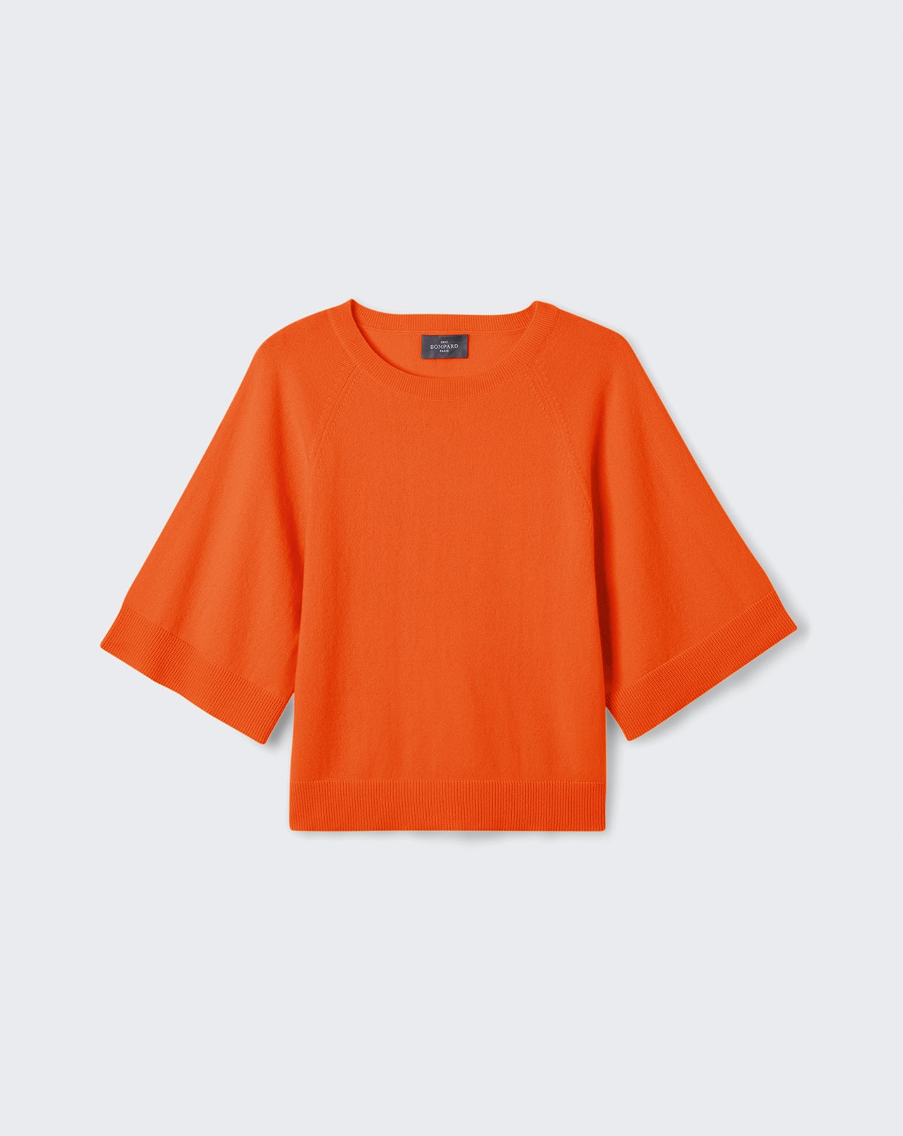 Pull col rond manches kimono-SOLARO-100% CACHEMIRE
