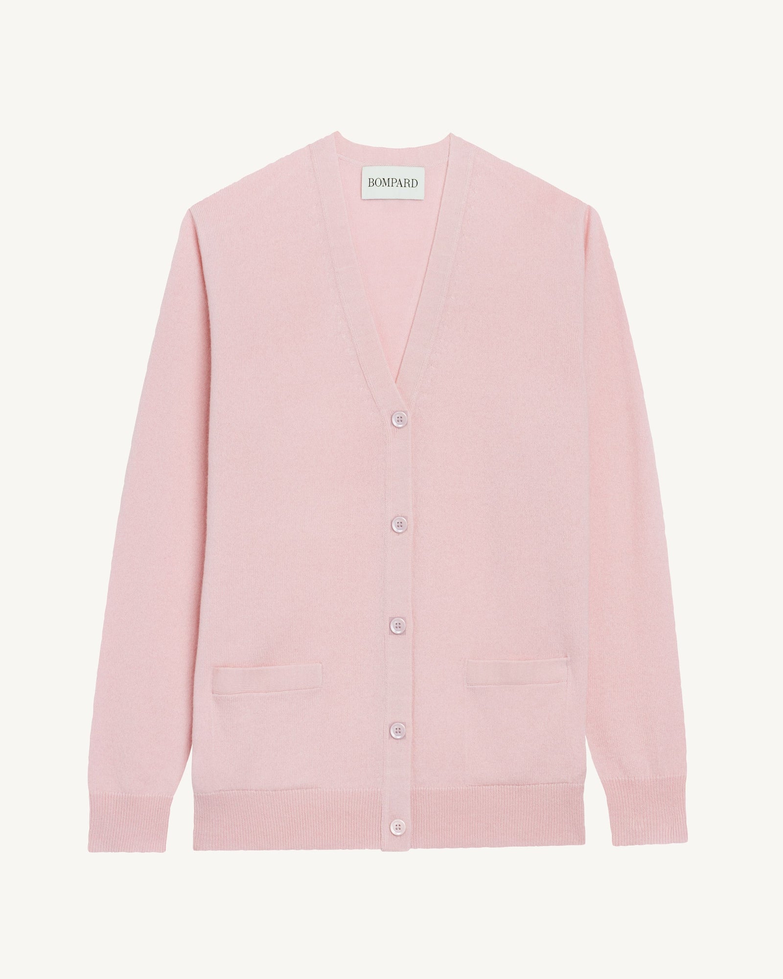 Gilet Origines-ROSE QUARTZ-100% cachemire