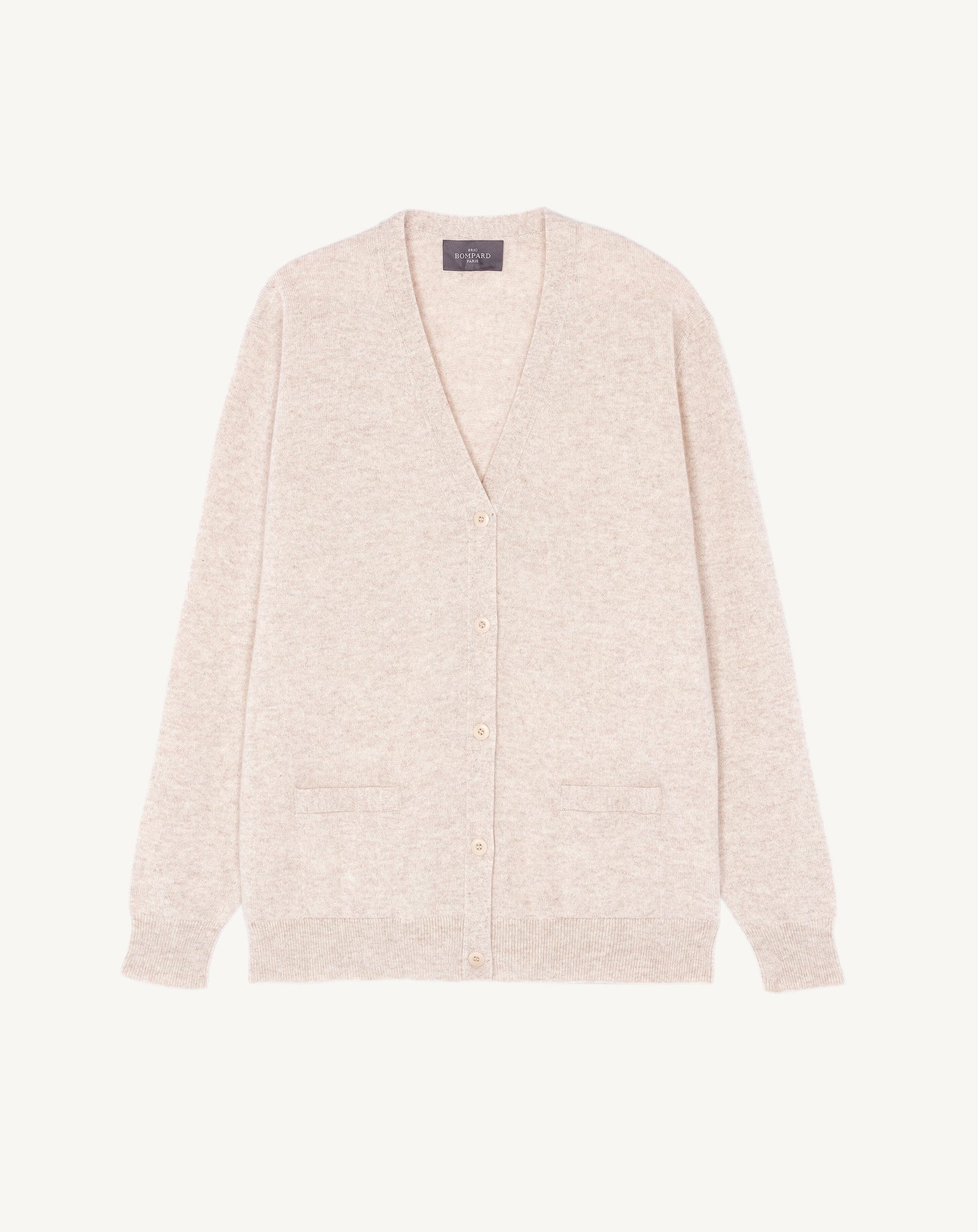 Gilet classique-TOURTERELLE-100% cachemire