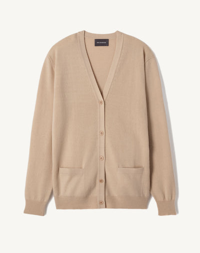Gilet classique-CAMOMILLE-100% CACHEMIRE