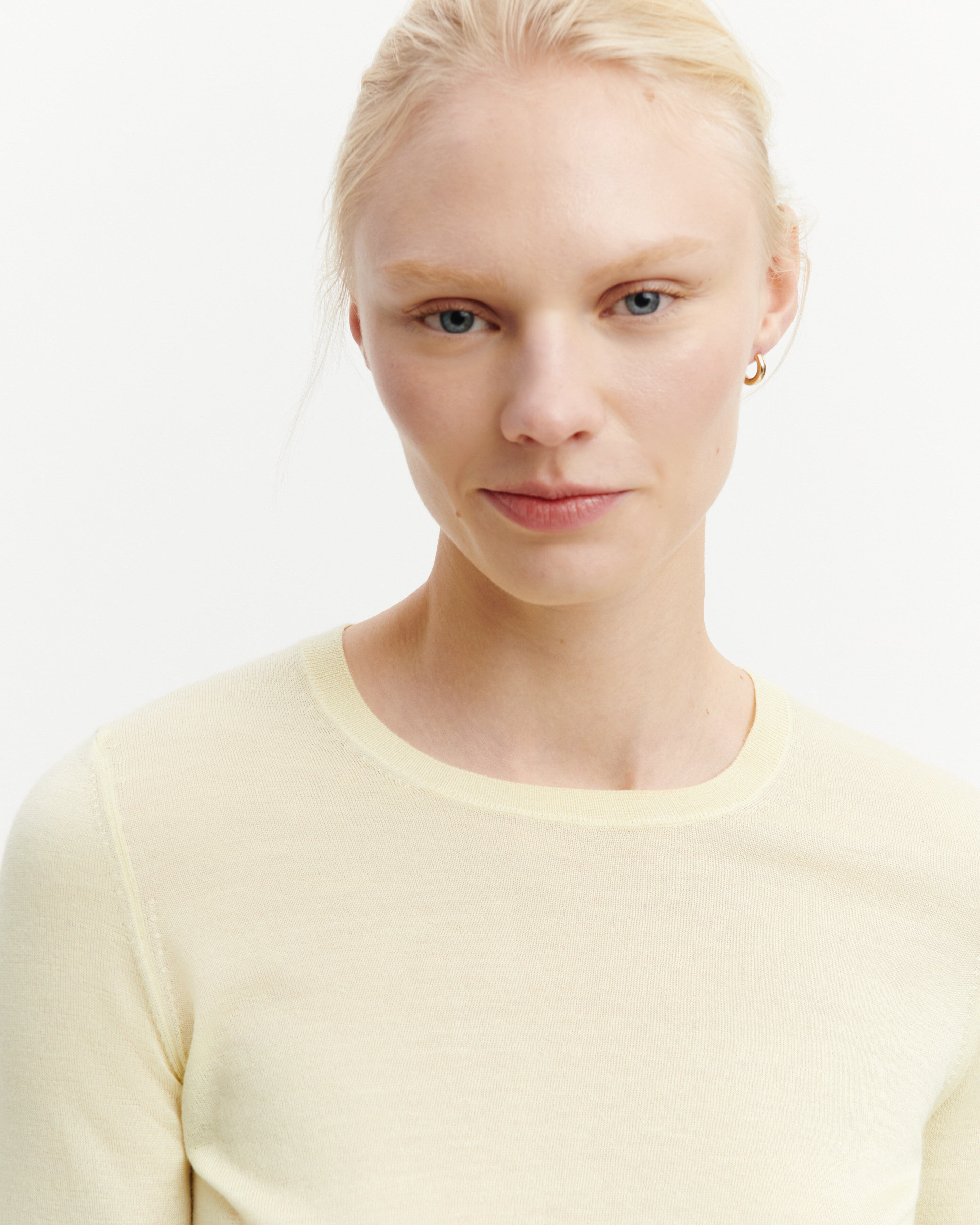 Pull col rond -ZESTE-70% cachemire 30% soie