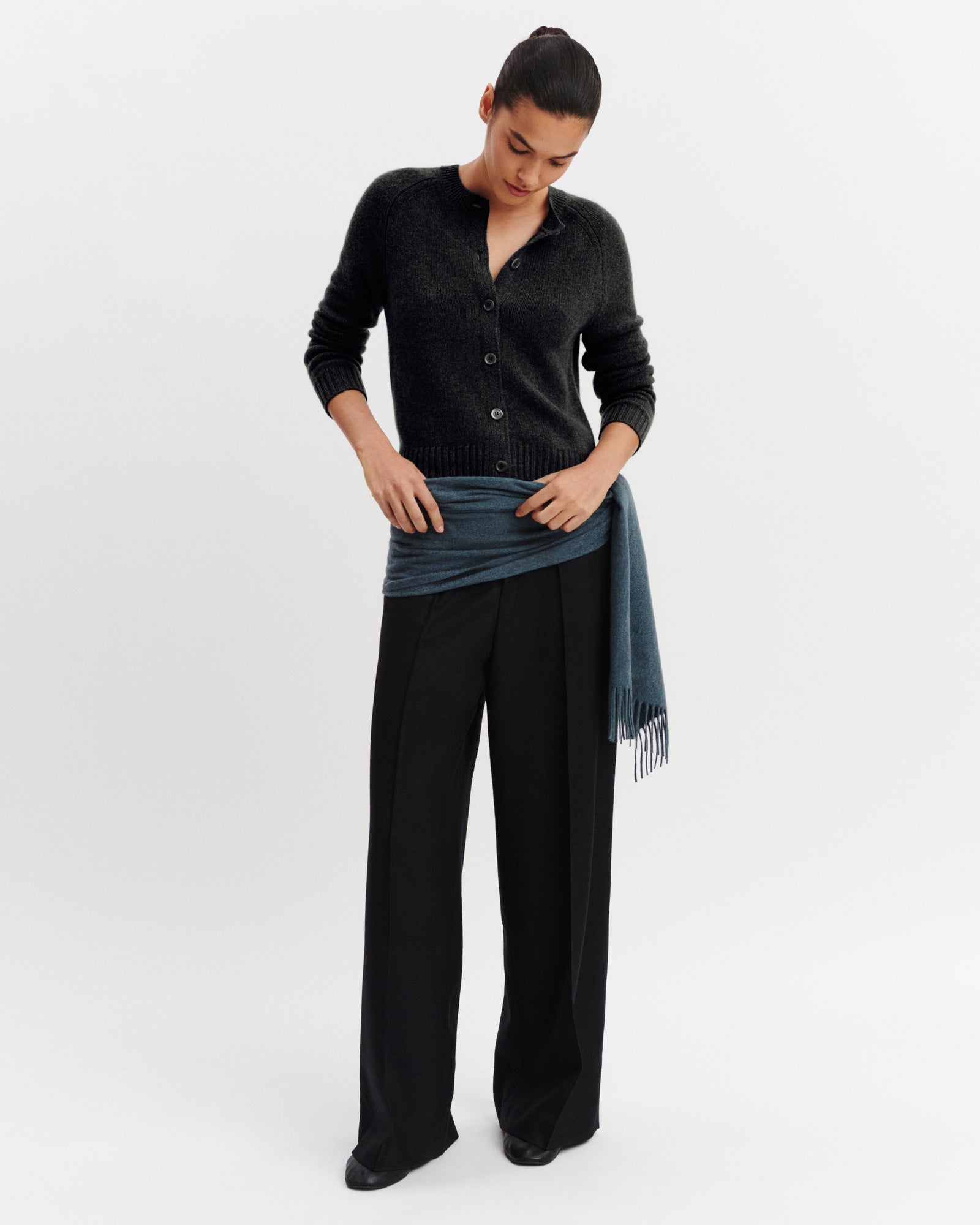 Cardigan Lise-NOIR-100% cachemire