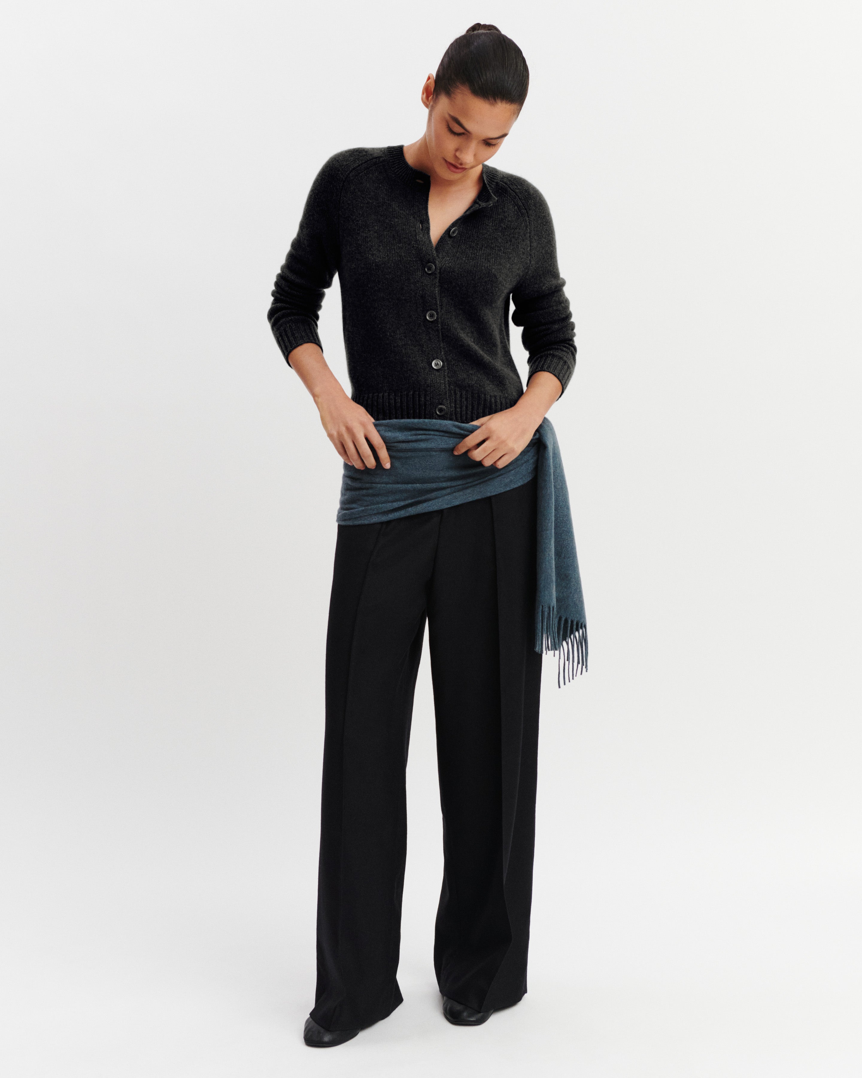 Cardigan Lise-NOIR-100% cachemire