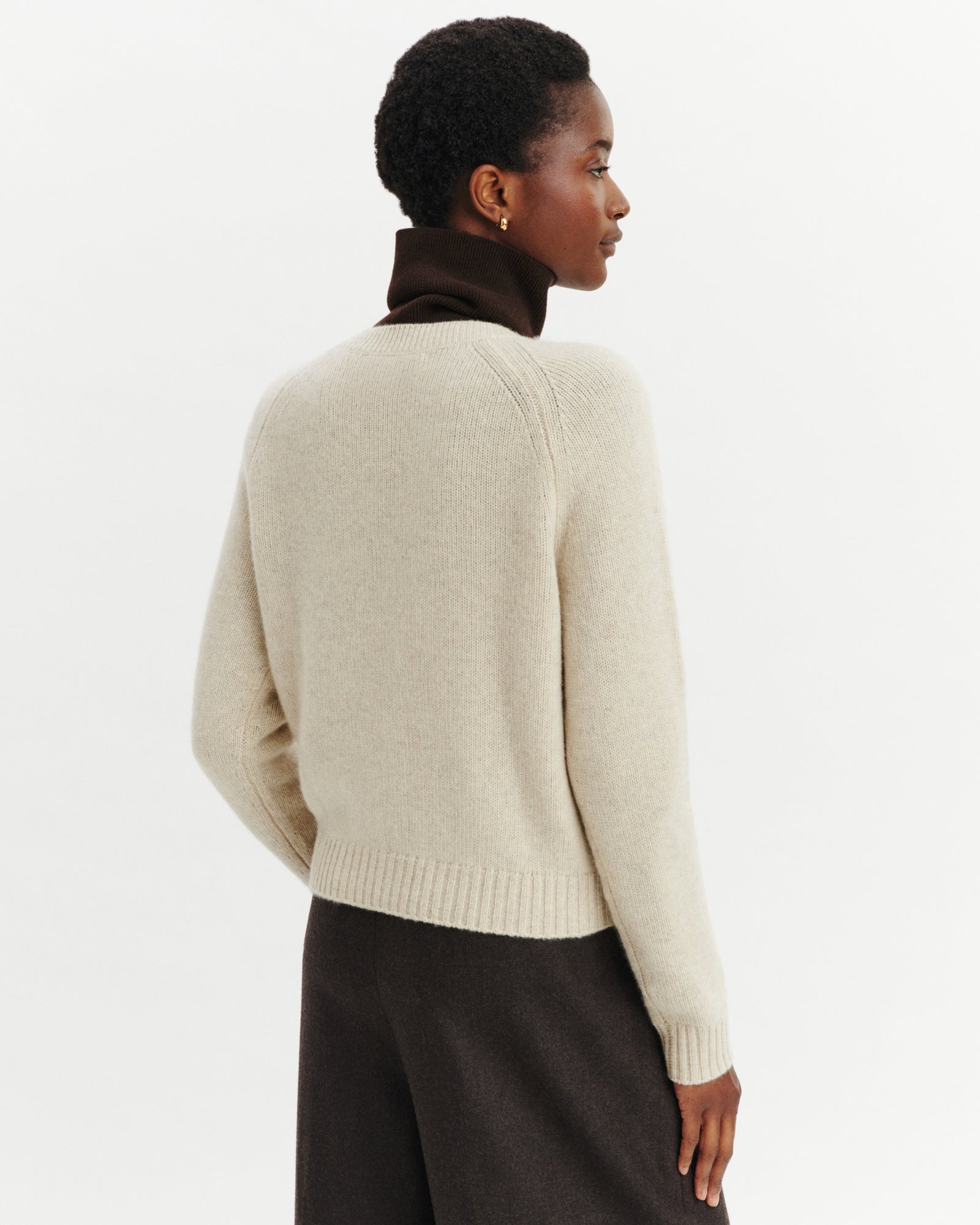 Cardigan manches raglan-AVOINE-100% cachemire