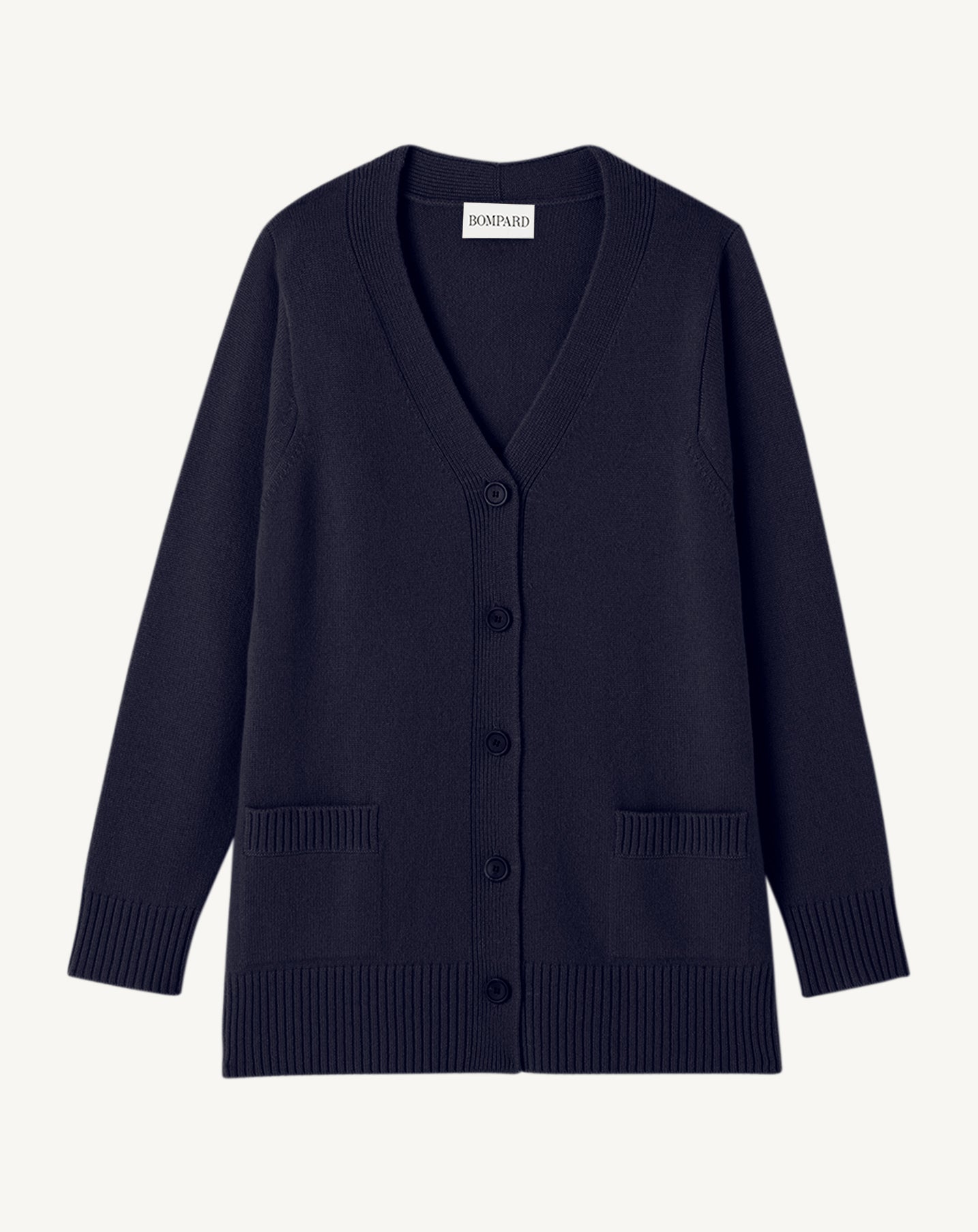Gilet ample-MARINE-100% cachemire