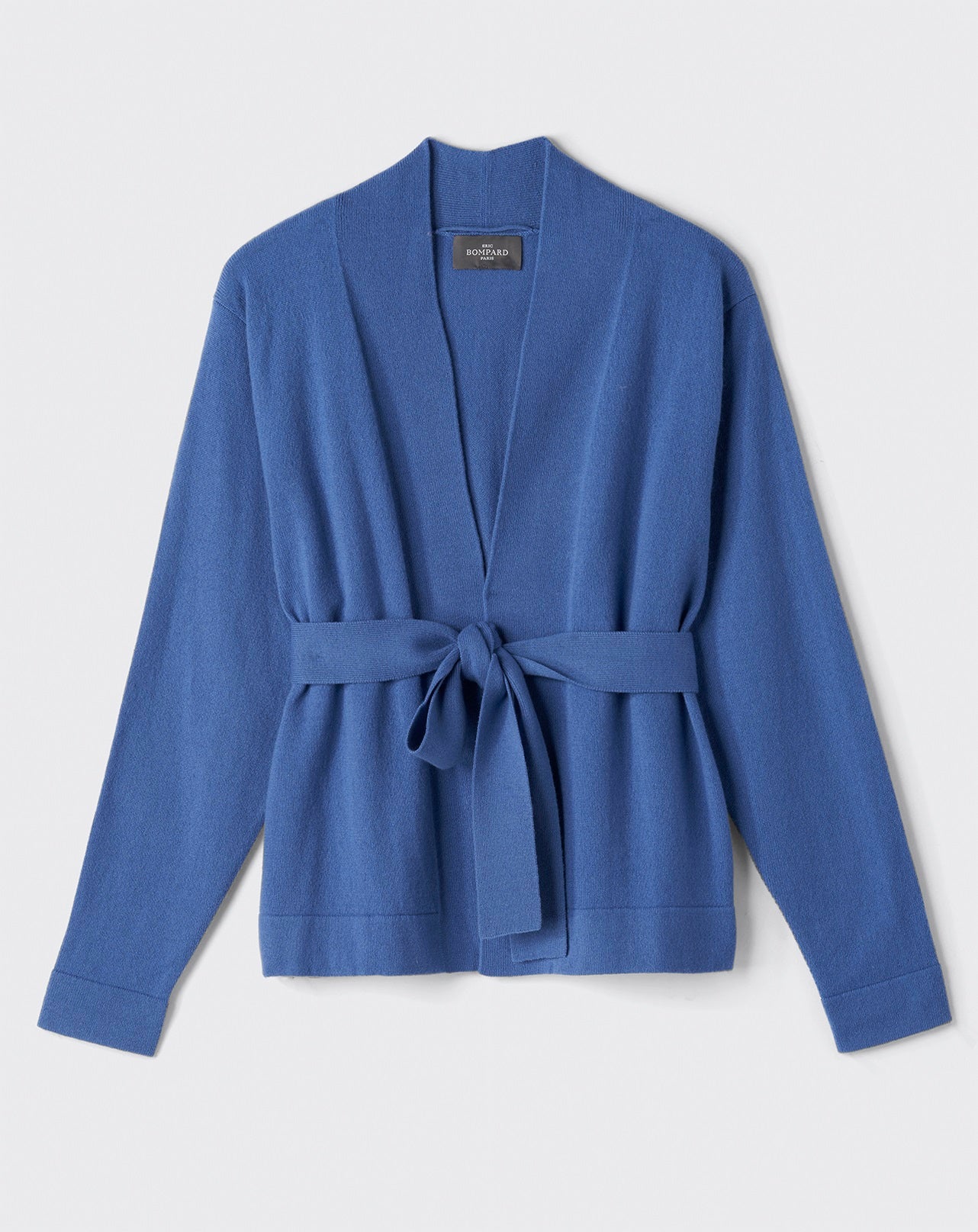 Veste cosy ceinturée-FAIENCE-100% CACHEMIRE