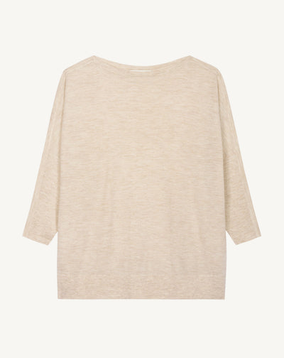 Pull oversize-TOURTERELLE-70% cachemire 30% soie