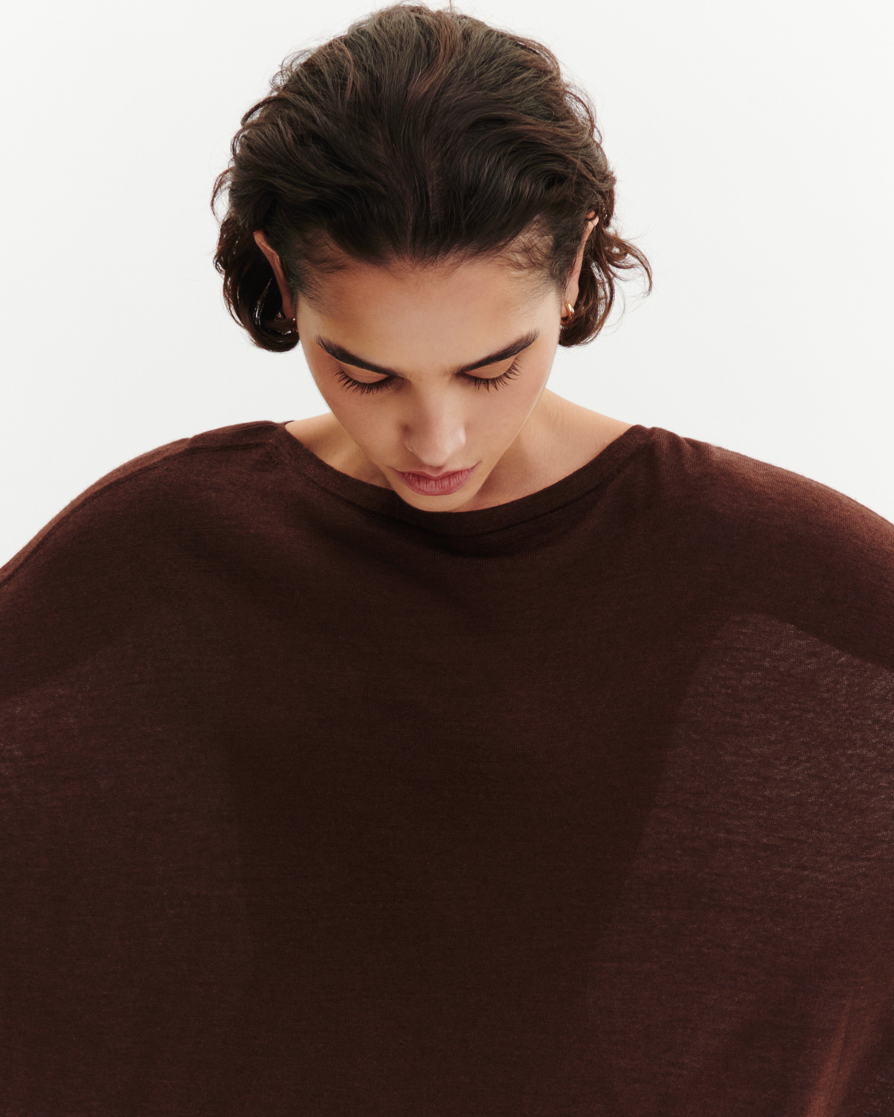 Pull oversize-CAFE-70% cachemire 30% soie