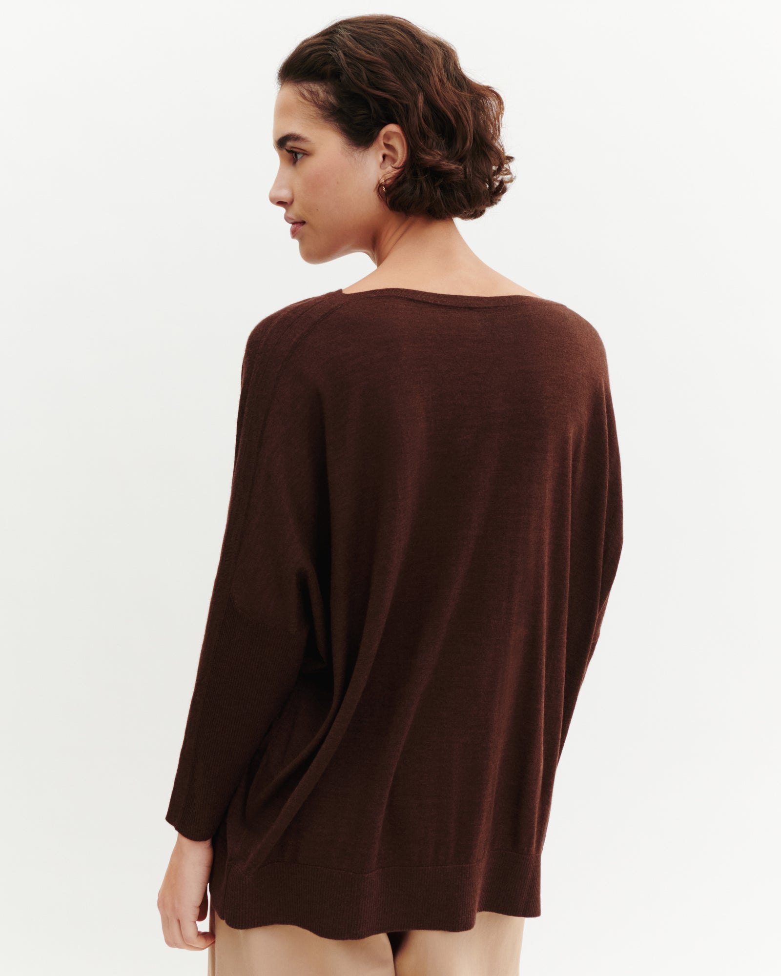 Pull oversize-CAFE-70% cachemire 30% soie